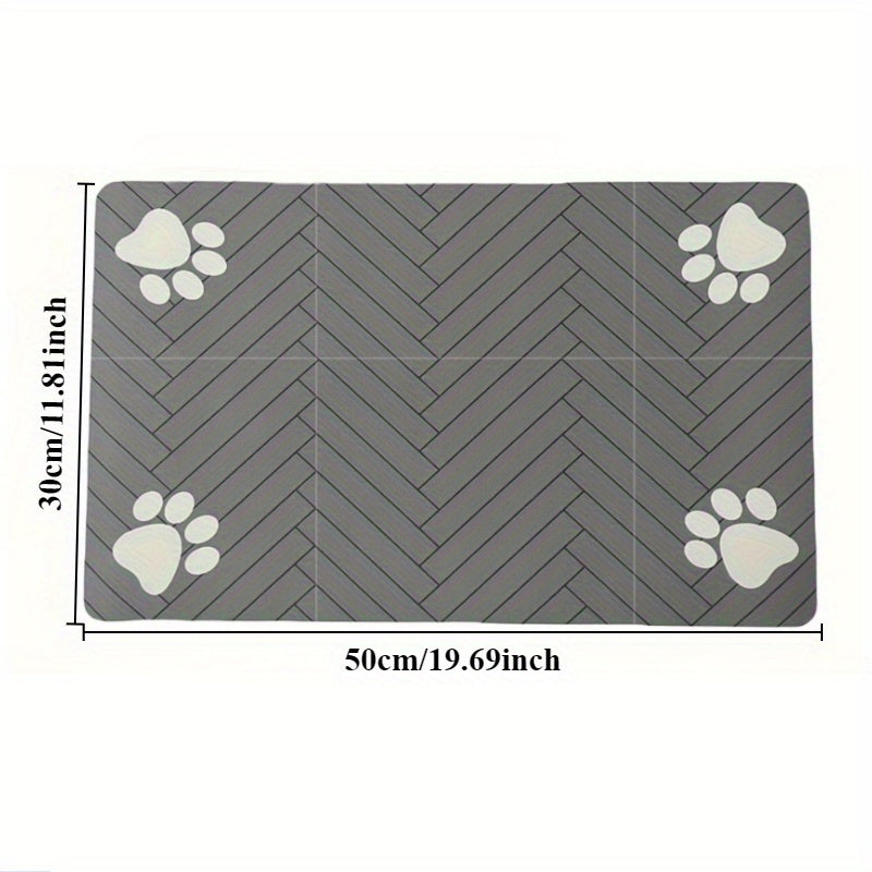 Fast-Drying Diatomaceous Pet Feeding Mat – Absorbent & Splash-Proof