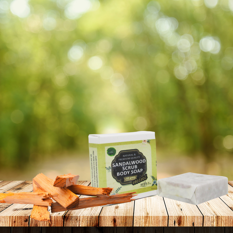 RIMURIMU Herbal Sandalwood Scrub Classic Soap MINI - COMBO 10 for $12 only