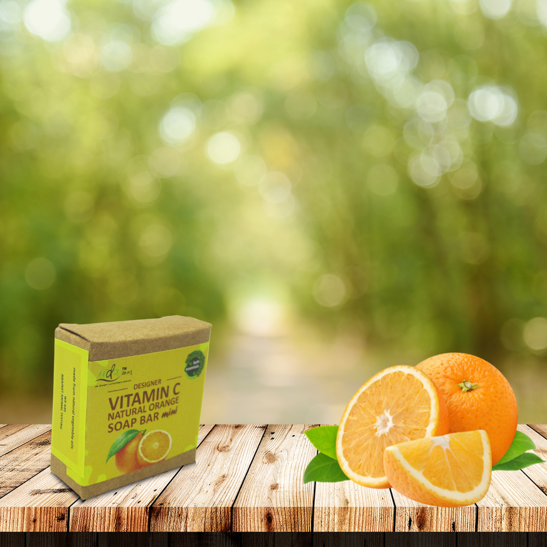 RIMURIMU Handmade Pure Vitamin C Cleansing Designer Bath Soap MINI