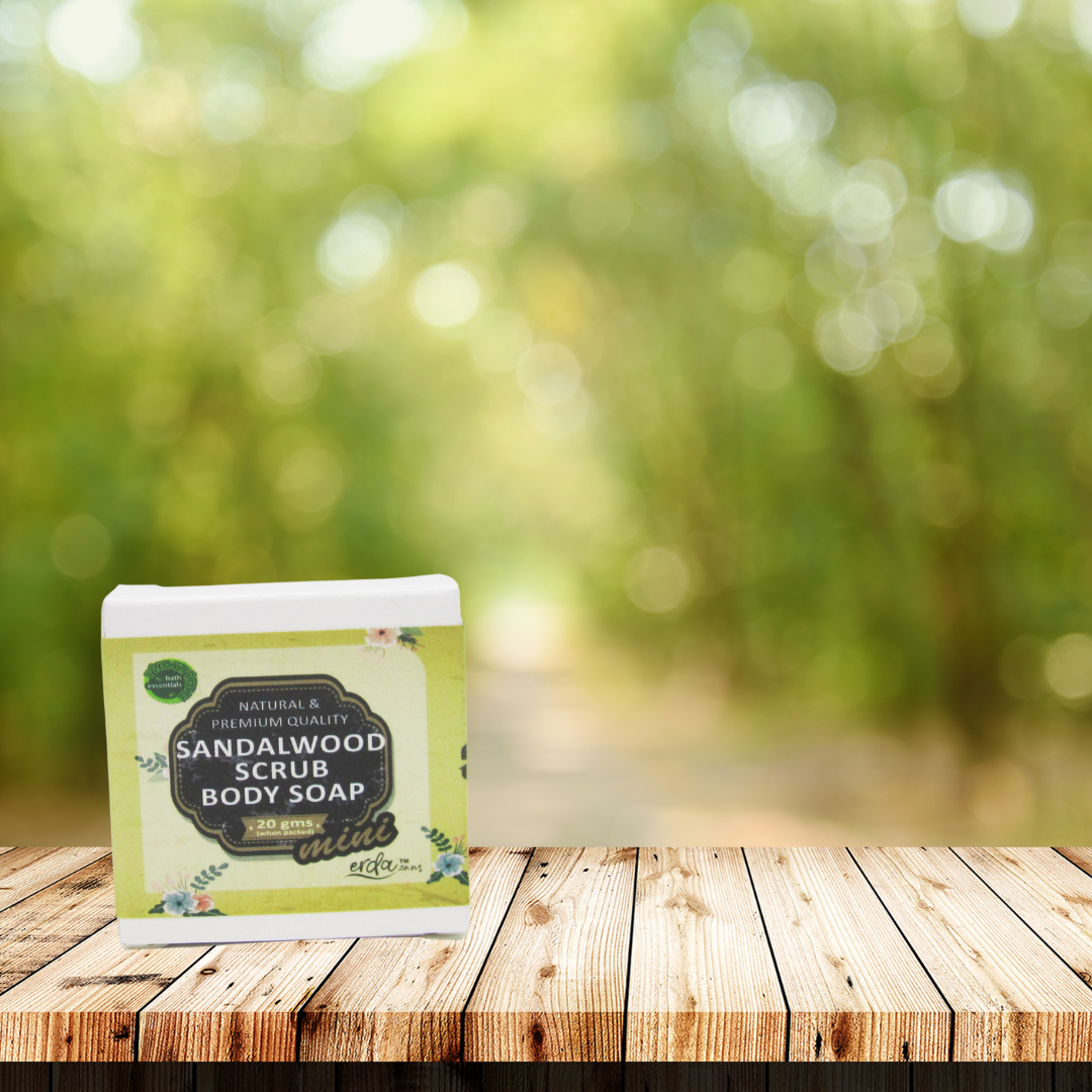 RIMURIMU Herbal Sandalwood Scrub Classic Soap MINI - COMBO 10 for $12 only