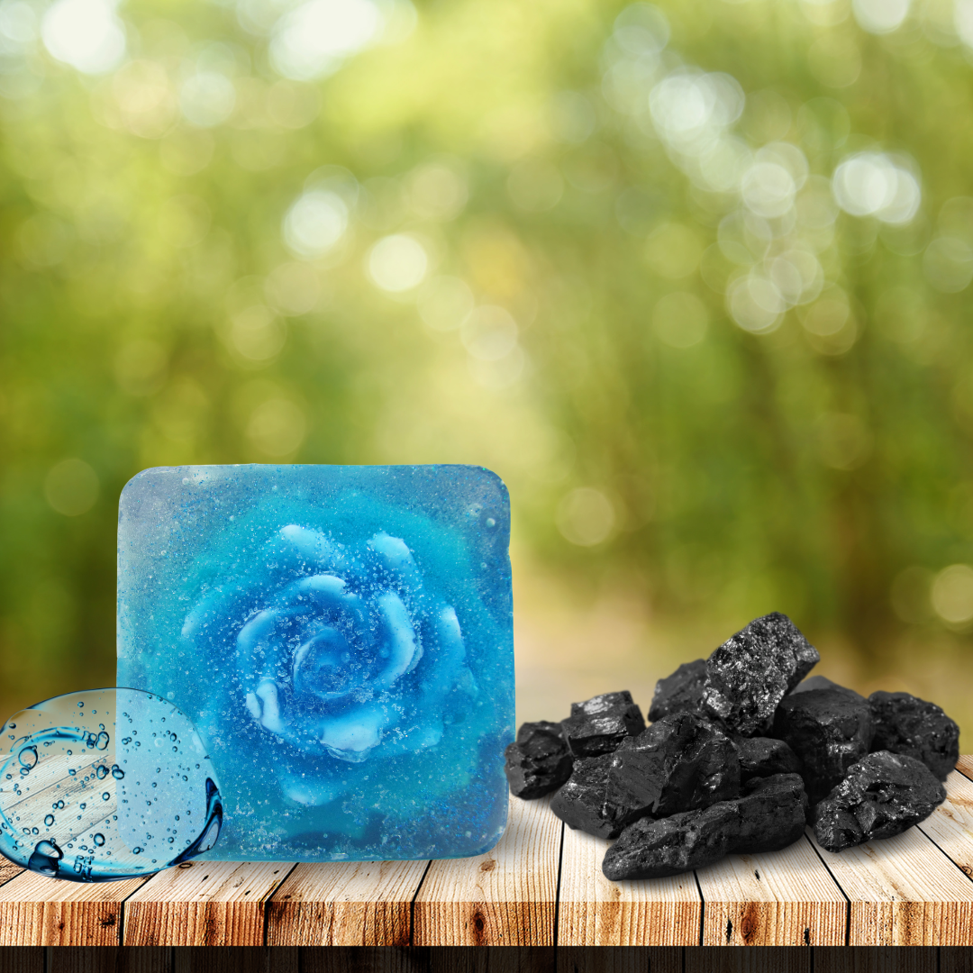 RIMURIMU Handmade Charcoal Activated Gycerine Designer Bath Soap