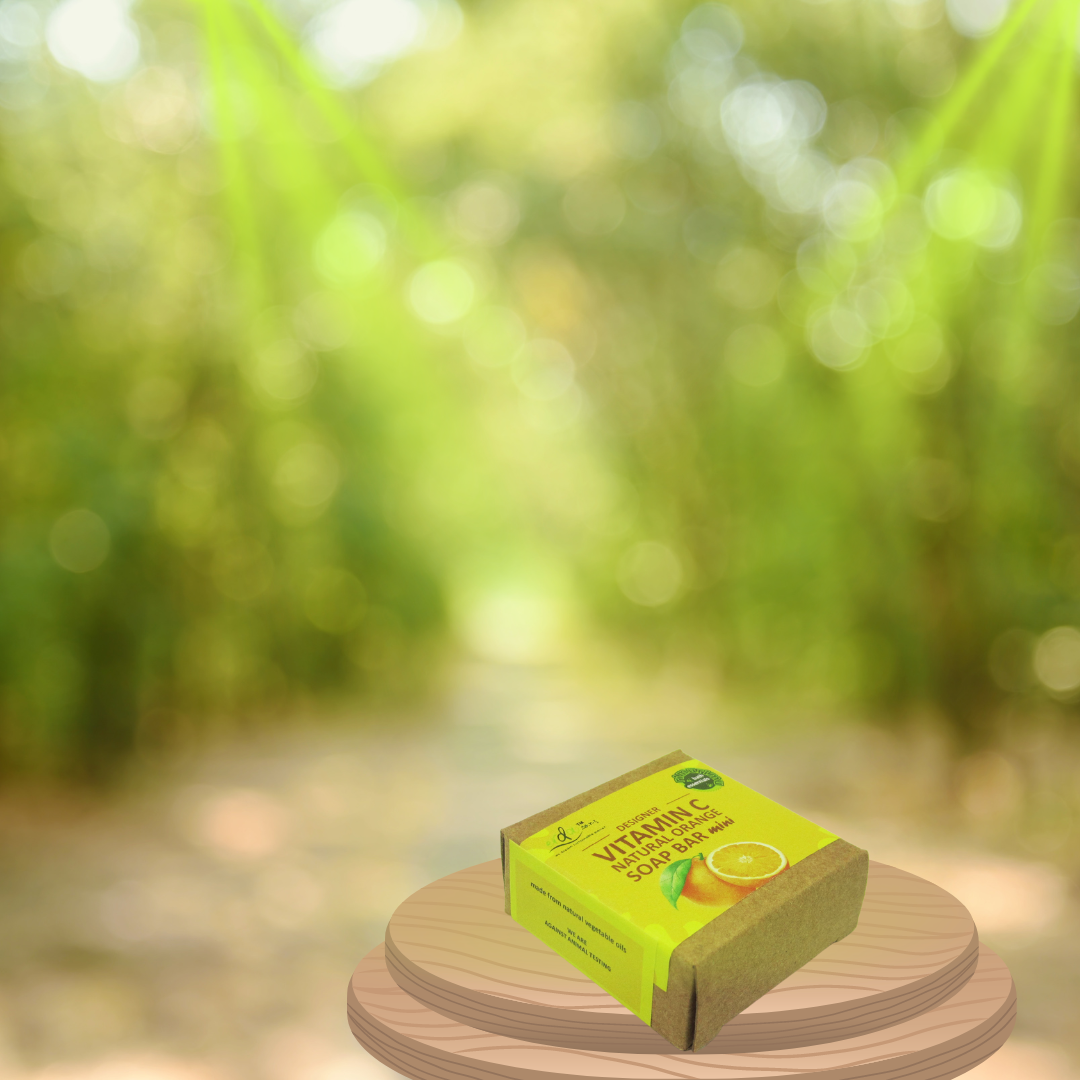 RIMURIMU Handmade Pure Vitamin C Cleansing Designer Bath Soap MINI