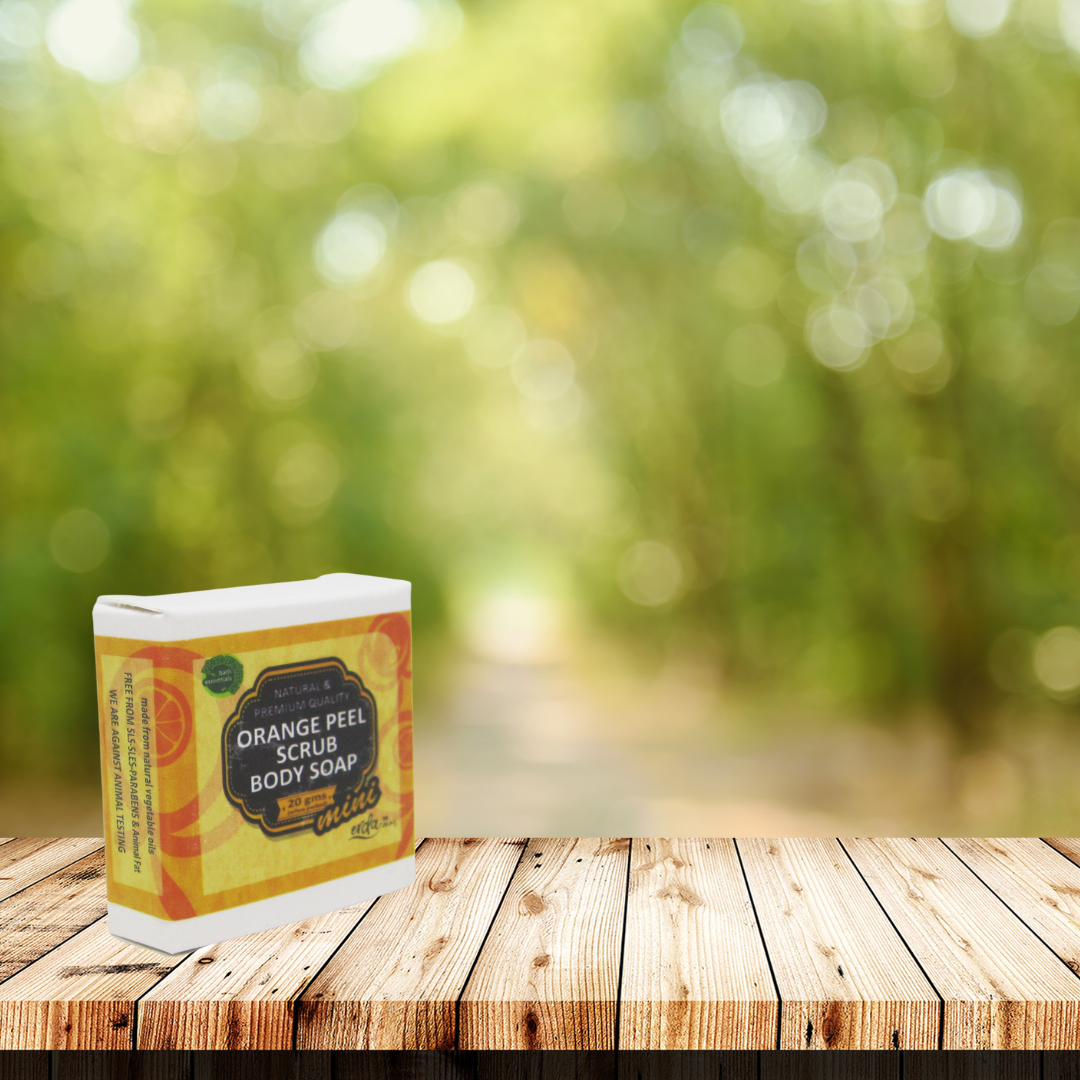 RIMURIMU Herbal Orange Peel Scrub Classic Soap MINI - COMBO 10 for $12 only