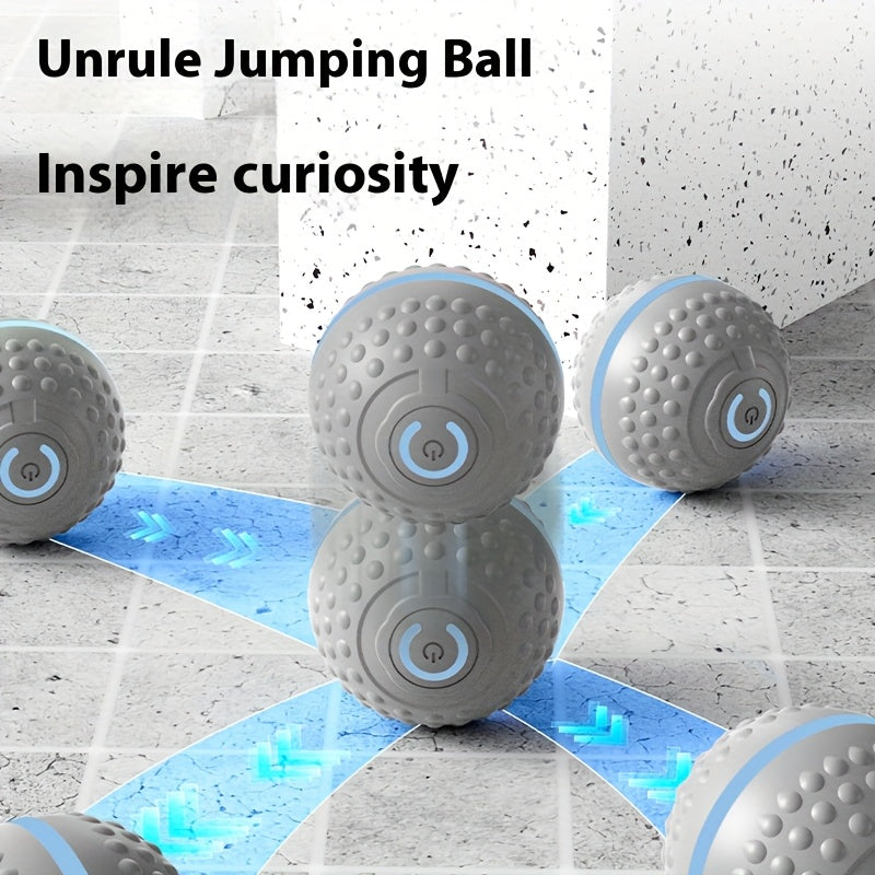 Automatic Bouncing Ball Dog Toy – USB Rechargeable Interactive Play Ball