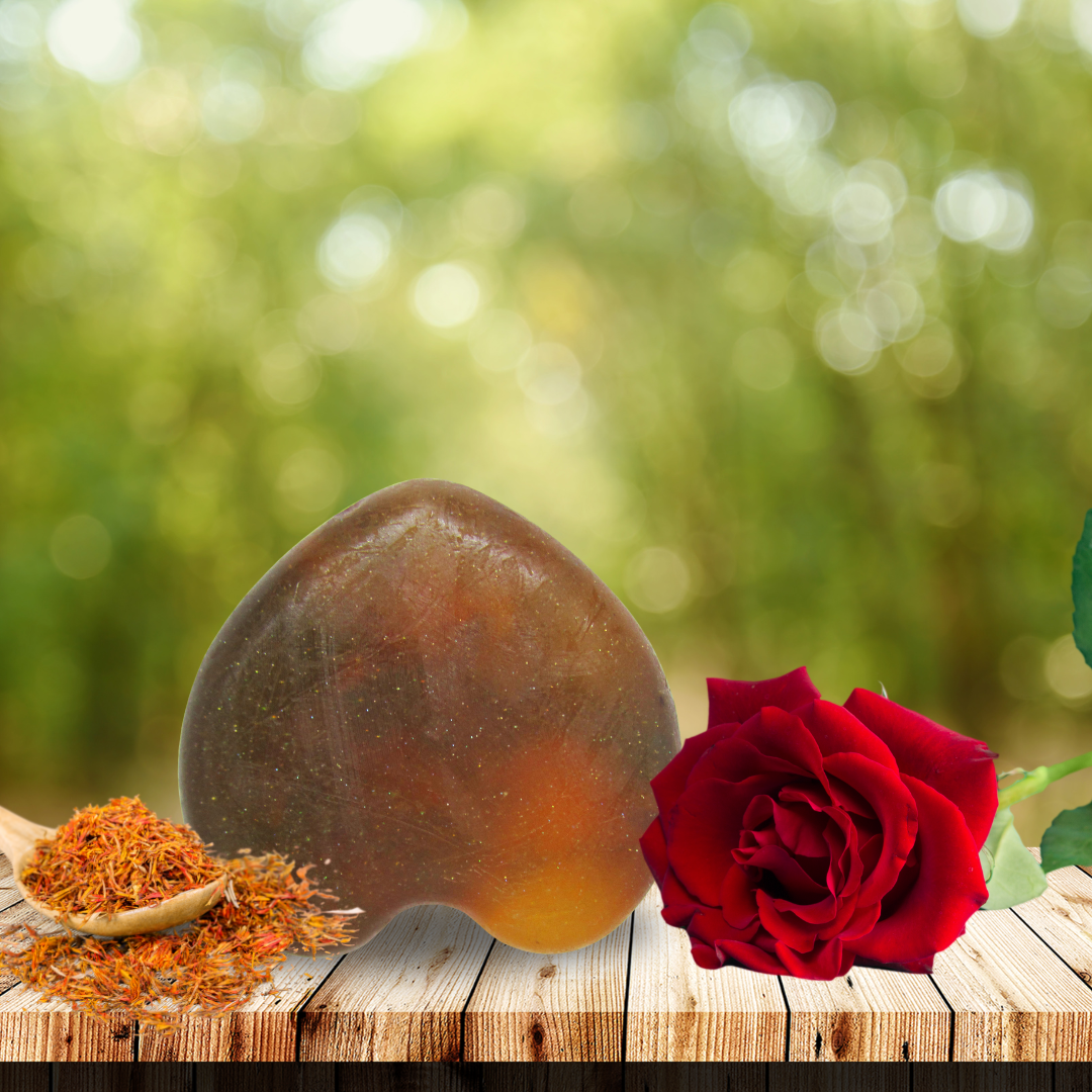 RIMURIMU Handmade Natural Rose & Sandalwood Powder Designer Bath Soap