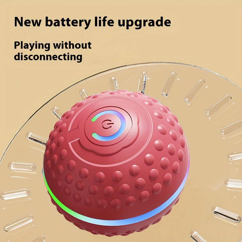 Automatic Bouncing Ball Dog Toy – USB Rechargeable Interactive Play Ball