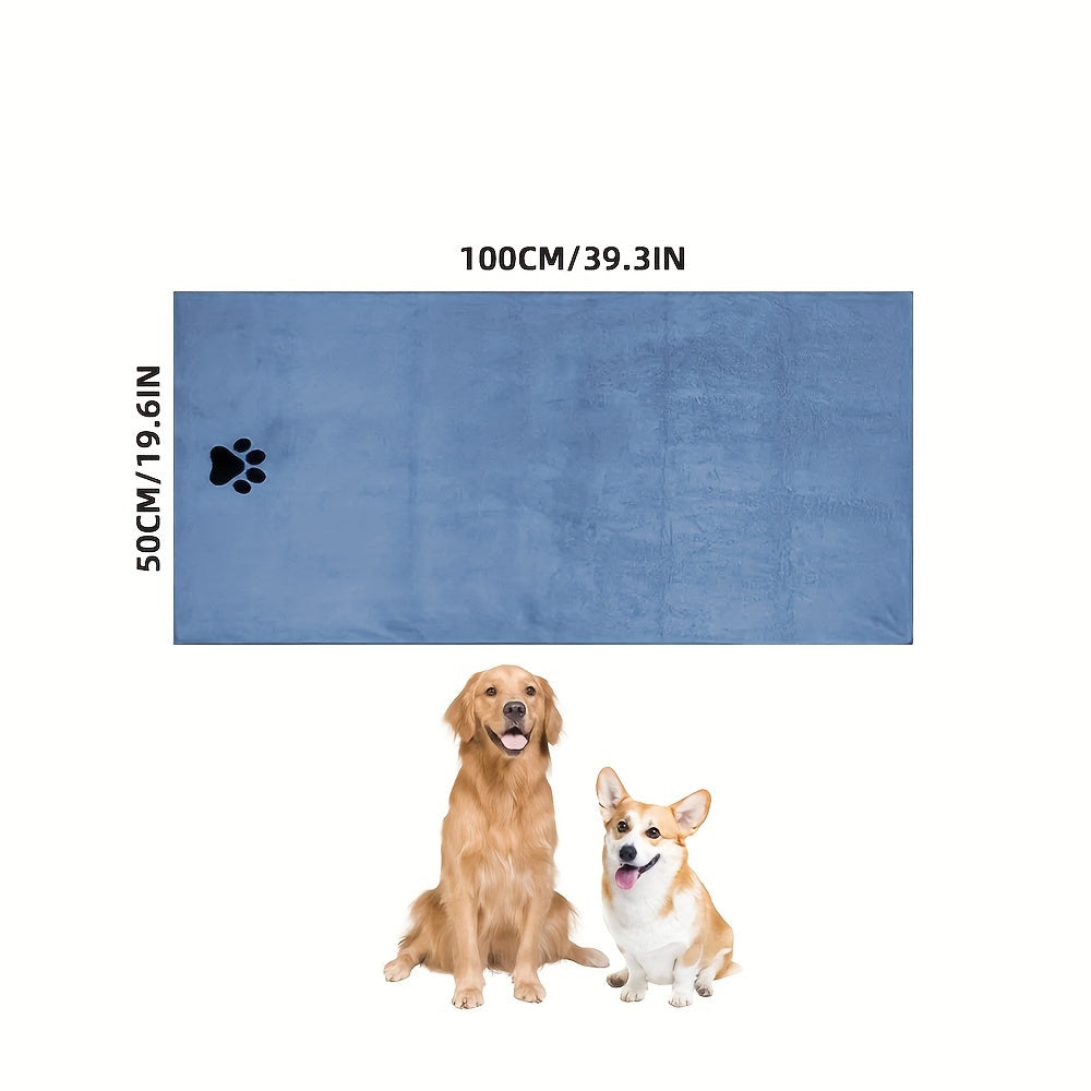 Ultra-Absorbent Microfiber Dog Towel – Quick-Dry Grooming Cloth