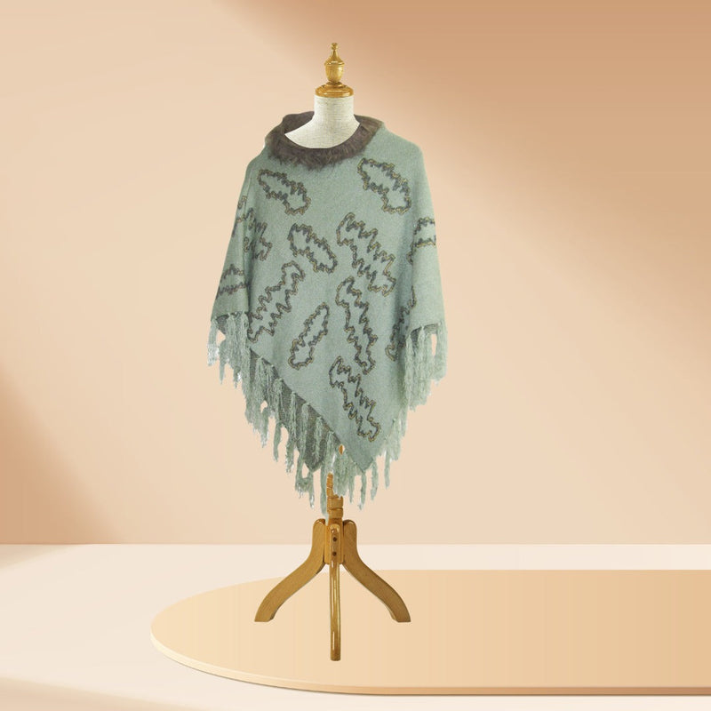 Poncho - Olive Green