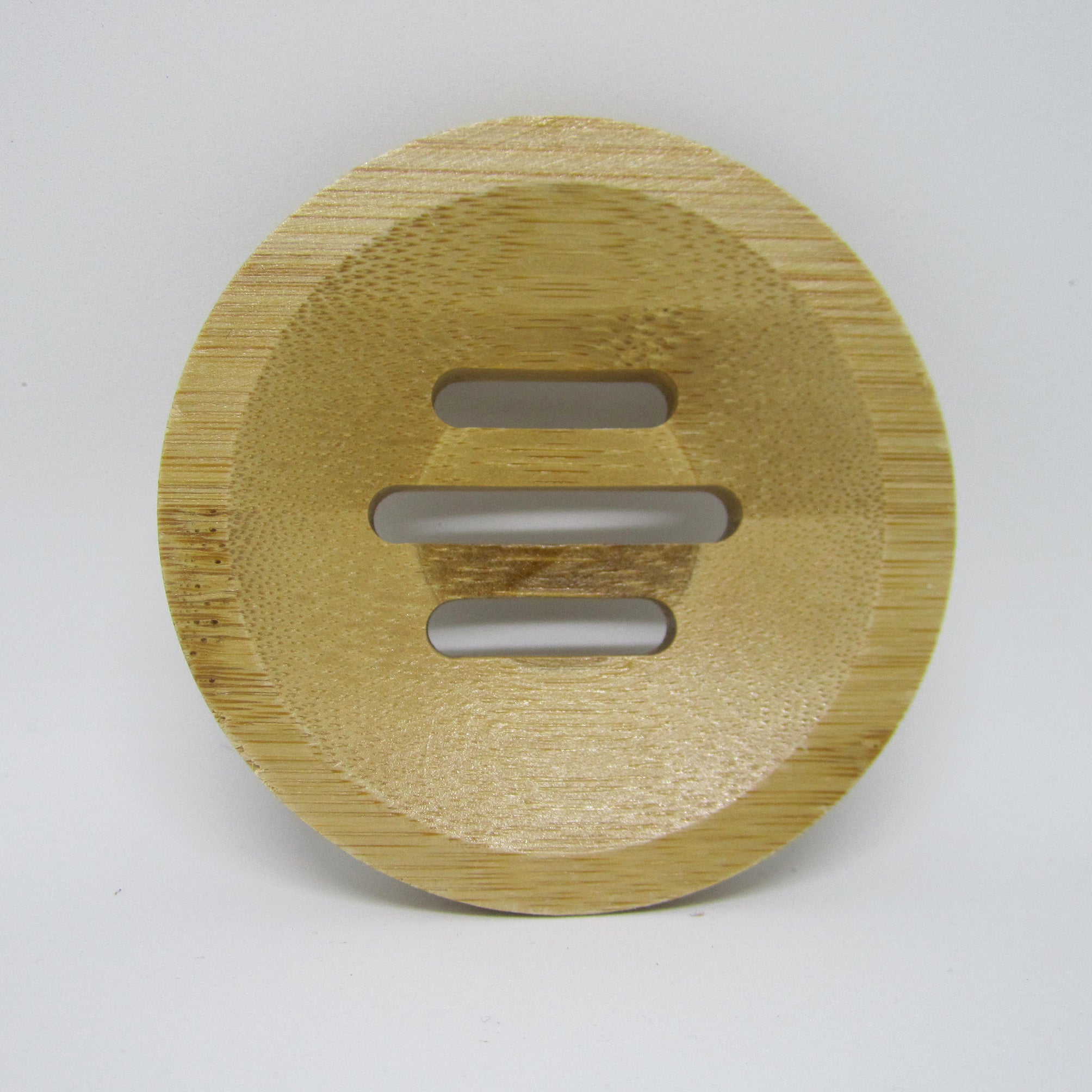 Natural Bamboo Soap Tray - Round Shaped
