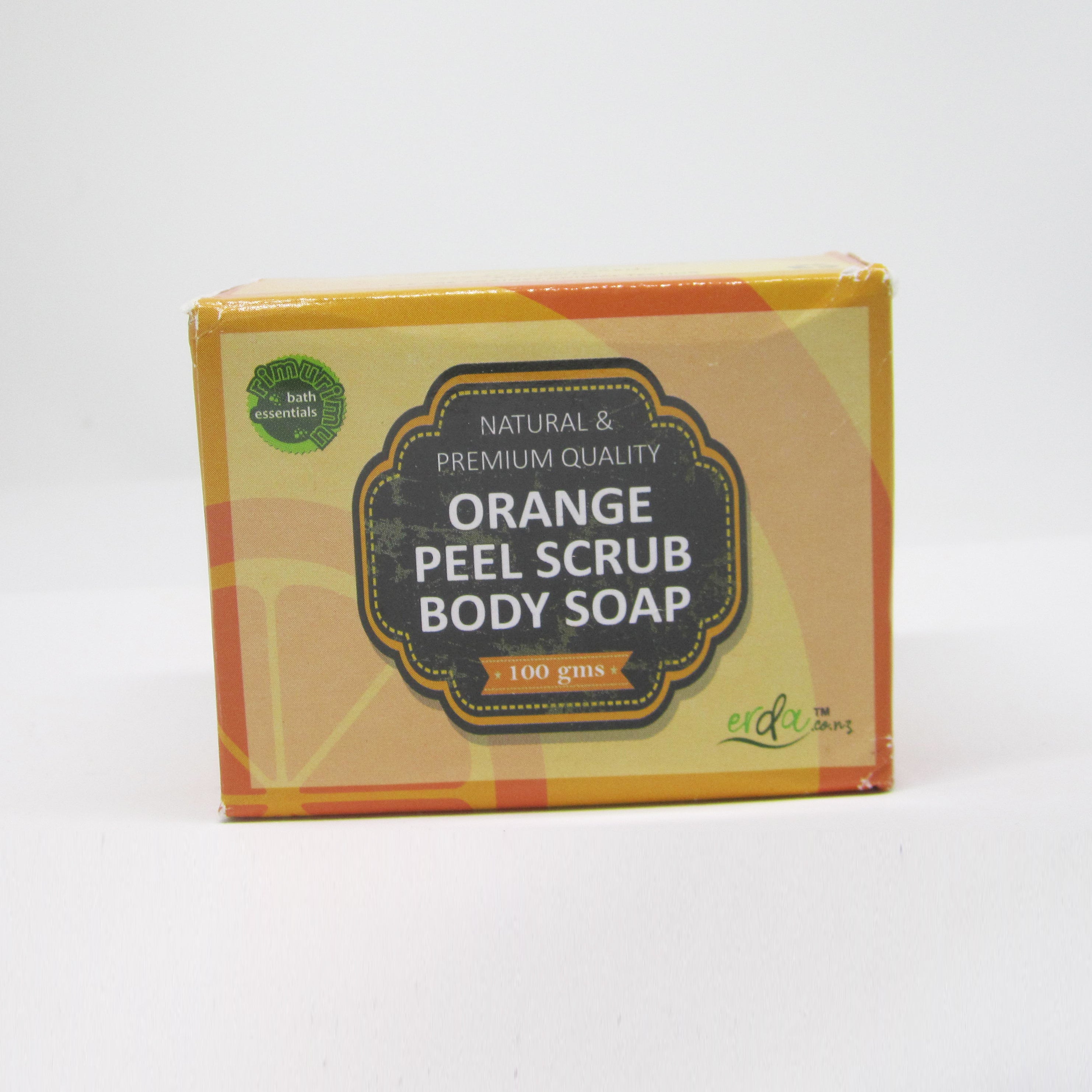RIMURIMU Herbal Orange Peel Scrub Bath Soap - COMBO 10 for $34.99 only