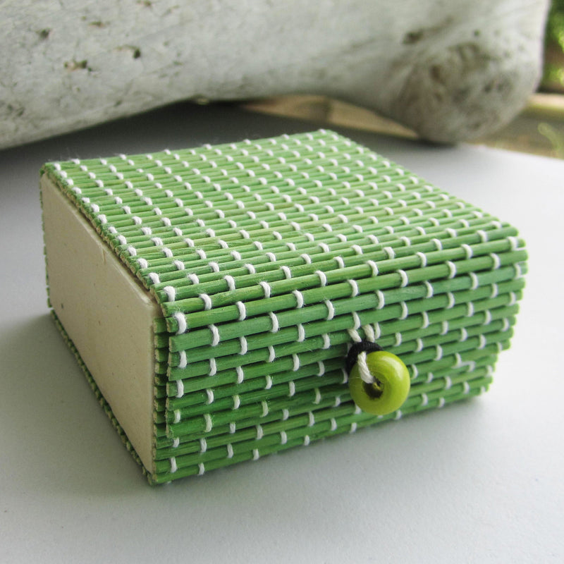 Vintage Bamboo Organizer - (Green)