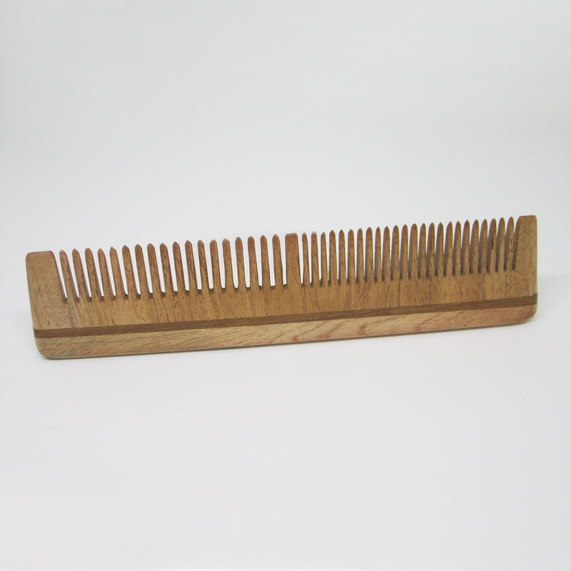 Neemwood (Azadirachta indica) Thick-Thin FORMAL comb - 190 mm