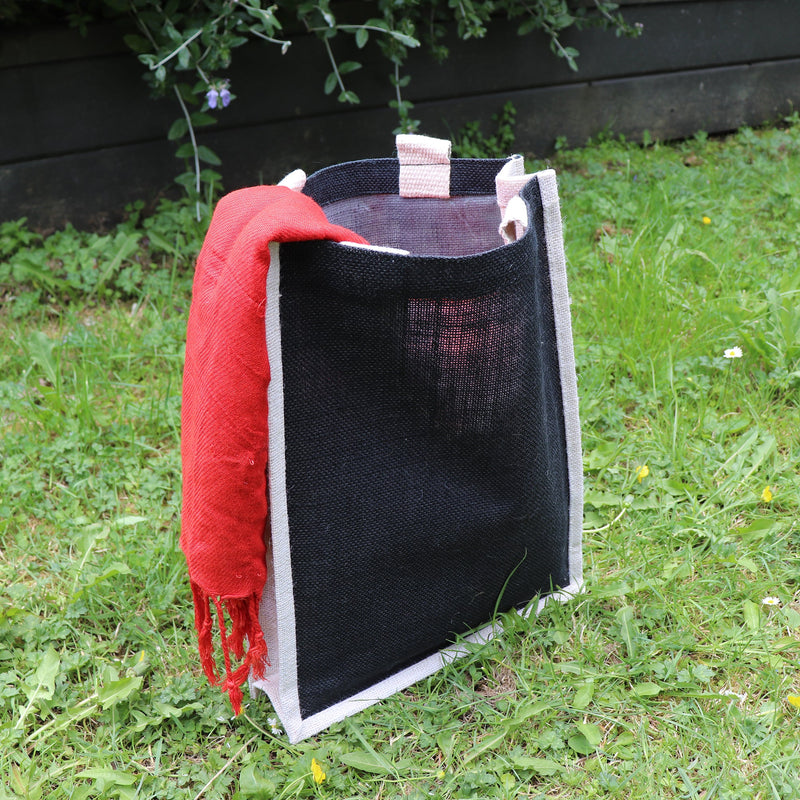 Jute Handbag - Black