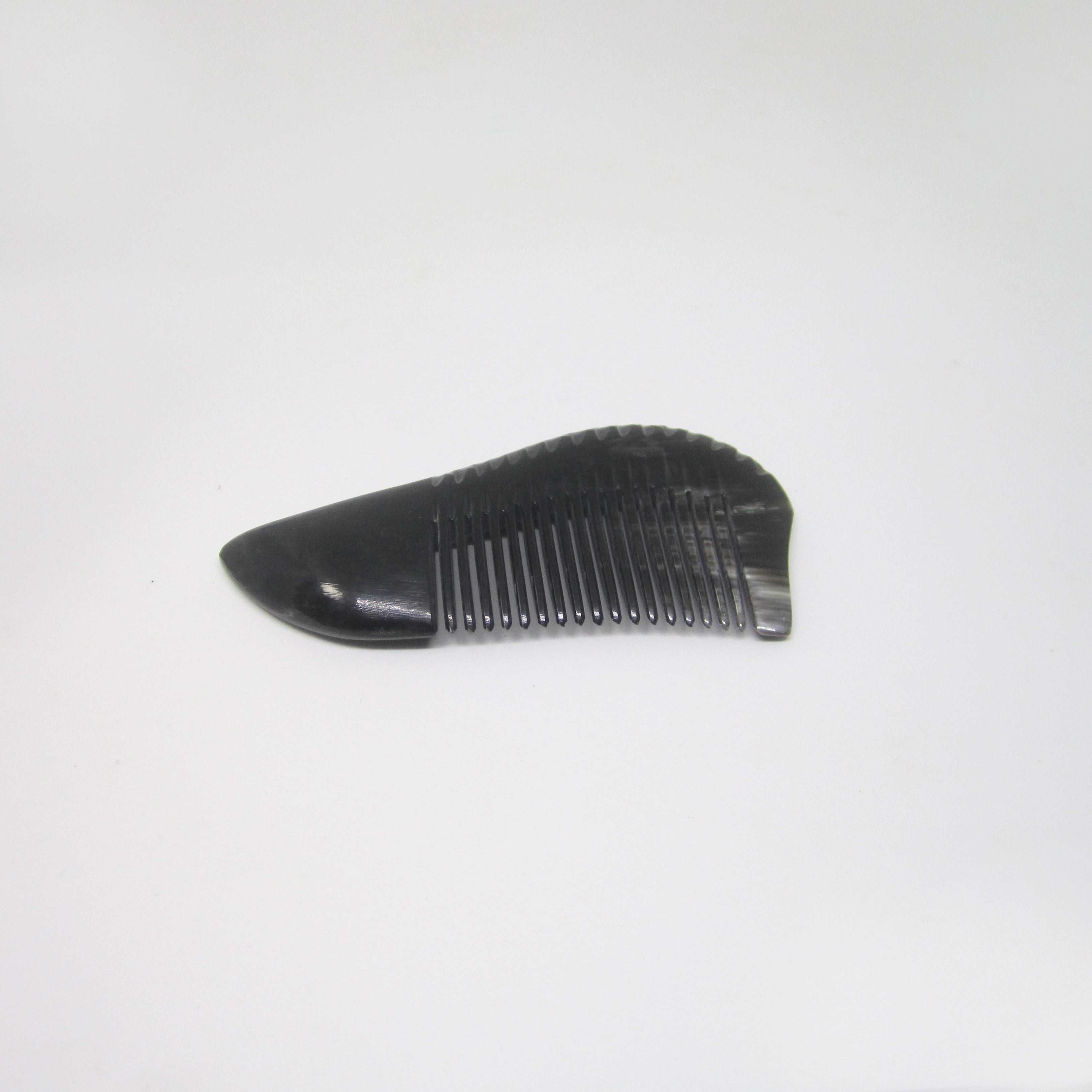 Tibet Hand Carved Yak Horn Combs - Tear Drop SMALL - 9 cm