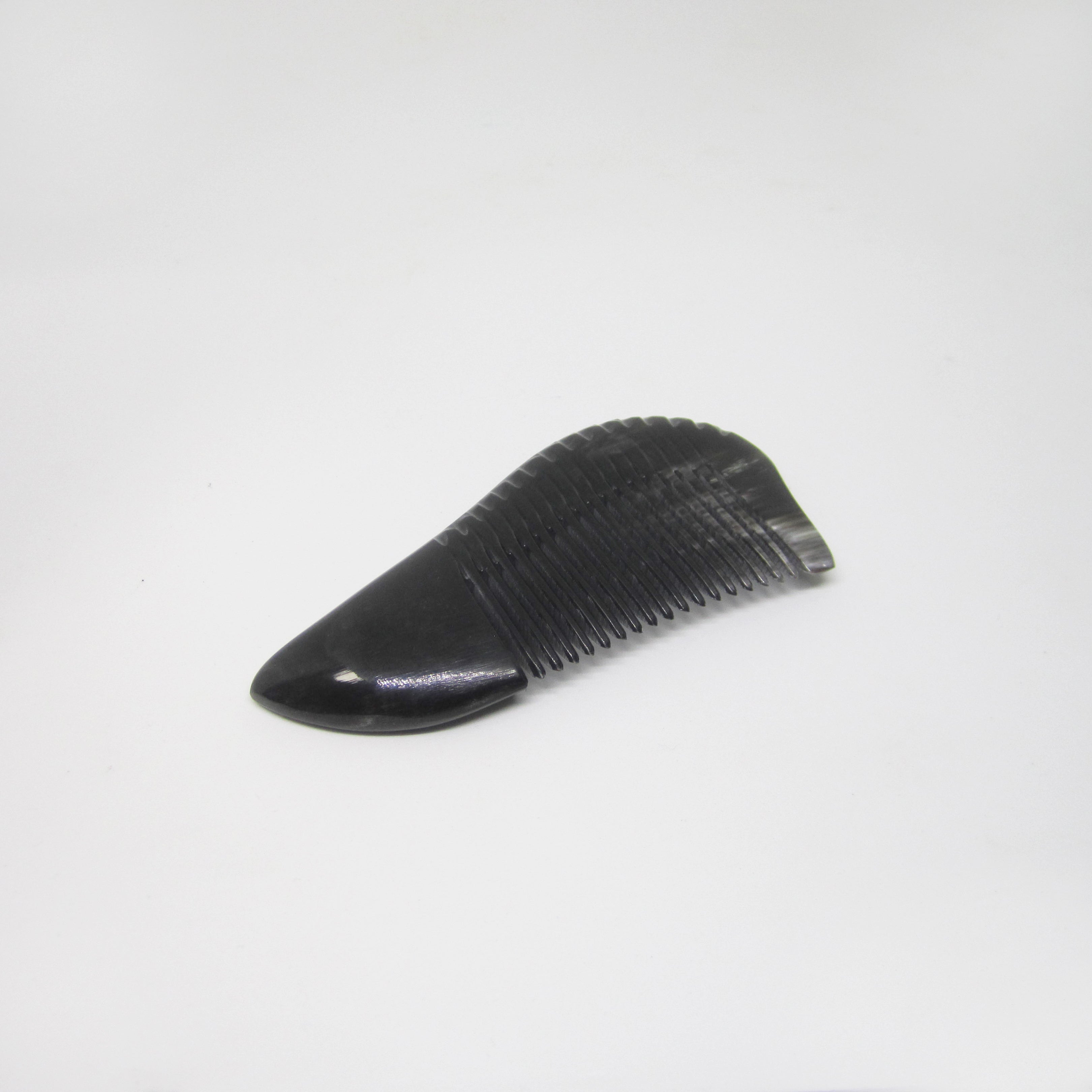 Tibet Hand Carved Yak Horn Combs - Tear Drop SMALL - 9 cm