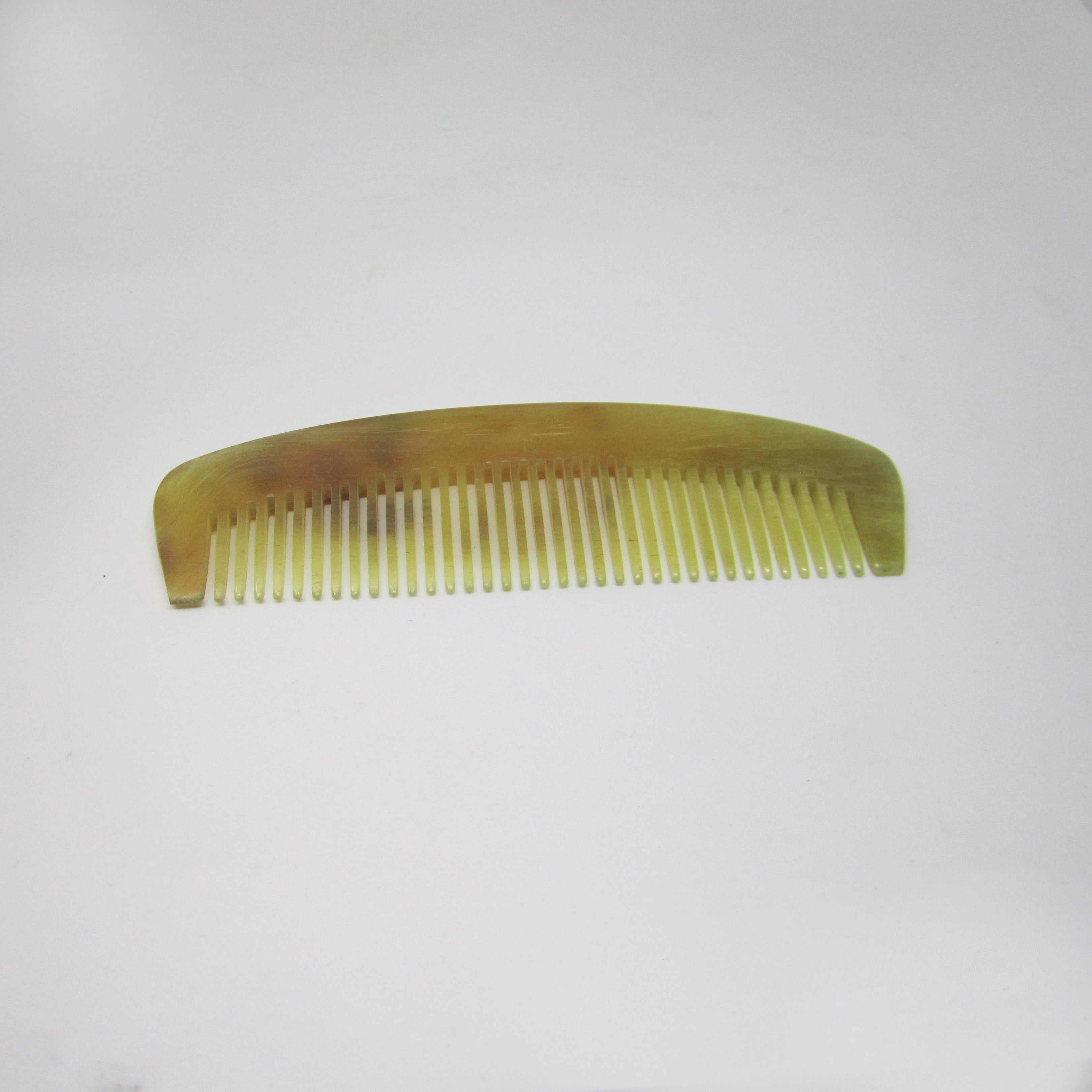 Tibet Hand Carved Yak Horn Combs Classic Oval