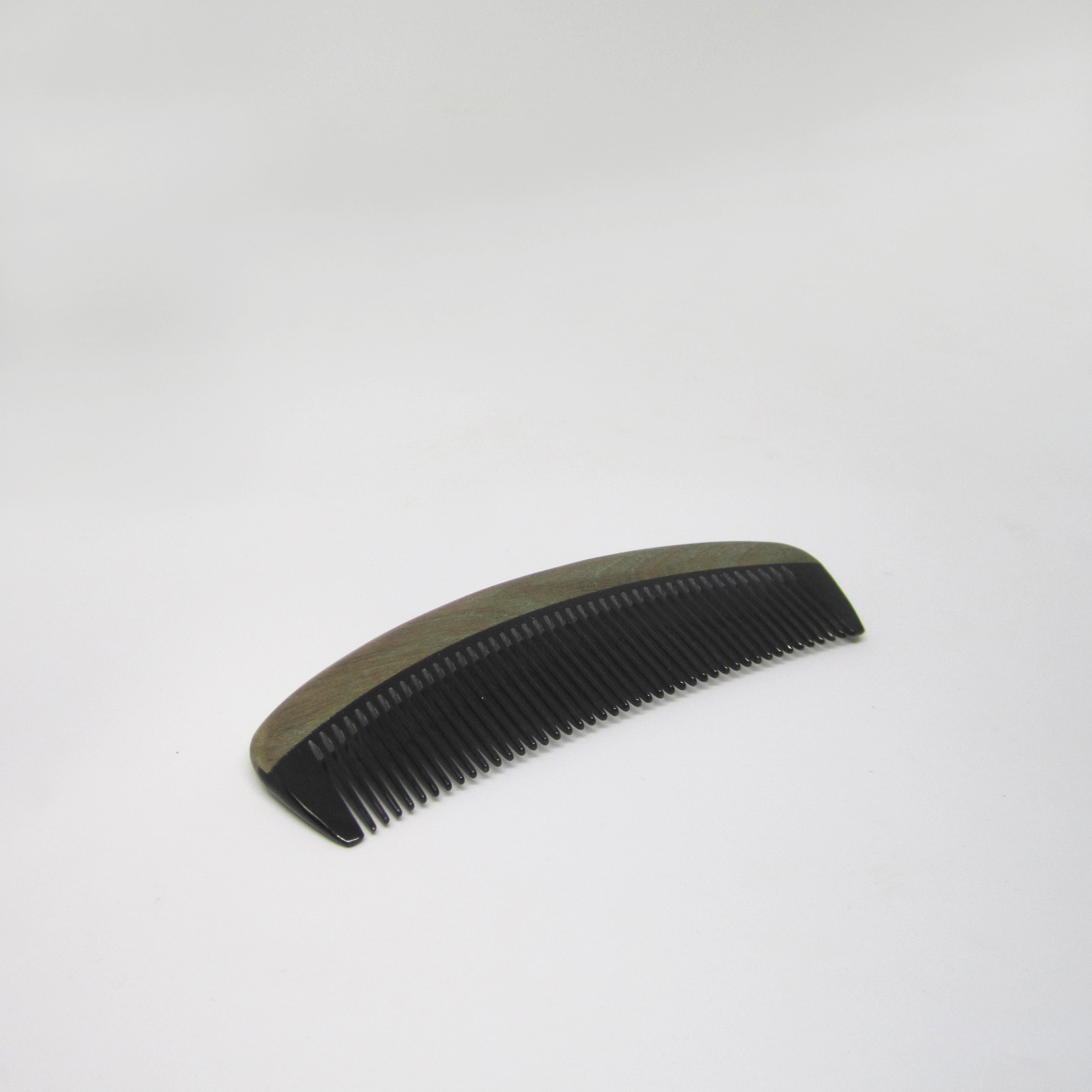 Tibet Hand Carved Yak Horn Combs Designer Comfort Held - Style 3