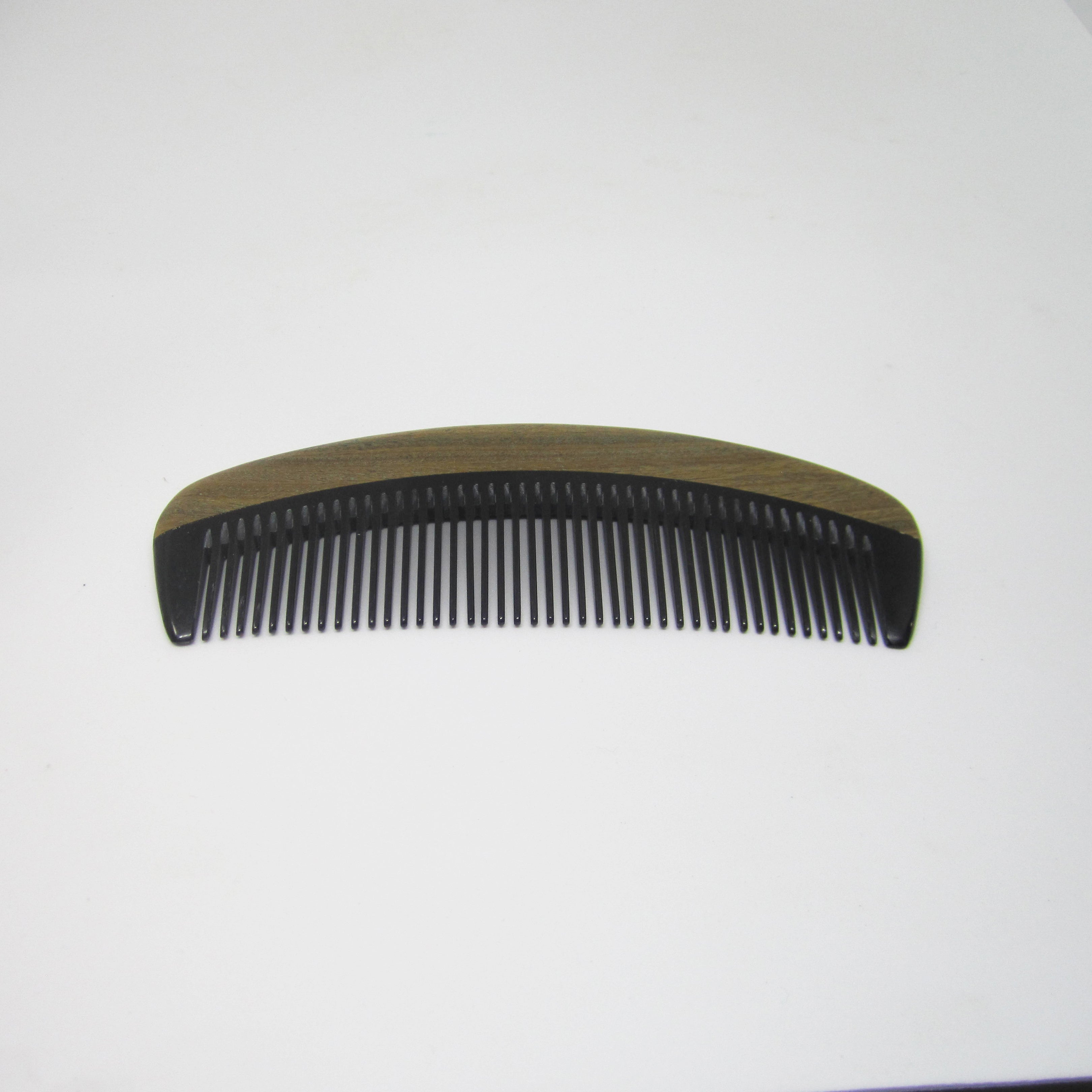 Tibet Hand Carved Yak Horn Combs Designer Comfort Held - Style 3