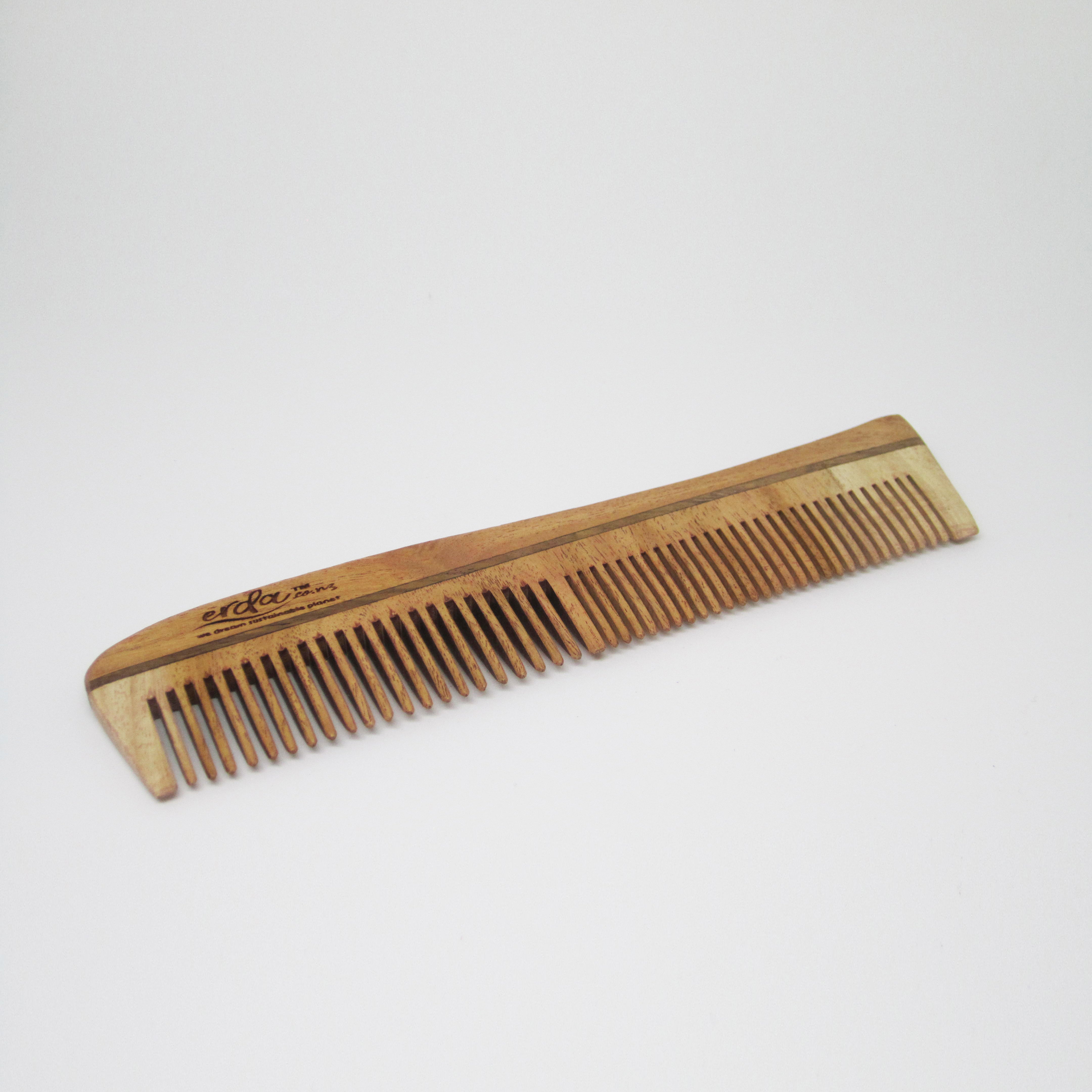 Rosewood FISHBONE - Wide & Narrow comb