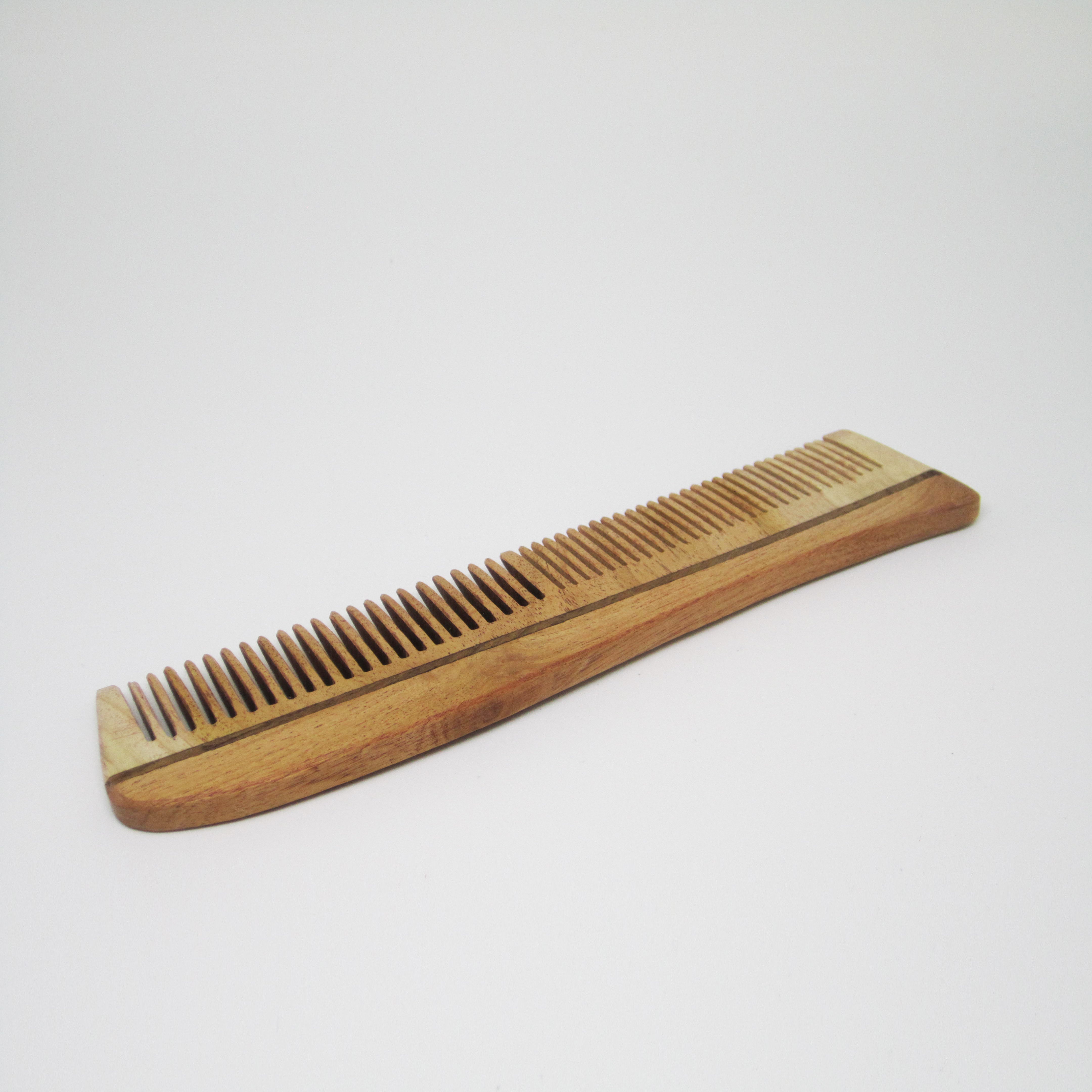 Rosewood FISHBONE - Wide & Narrow comb
