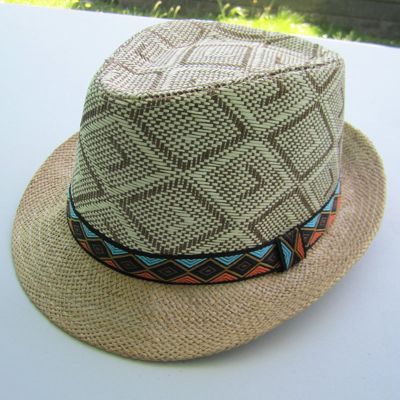 Men Straw Hat - Khaki