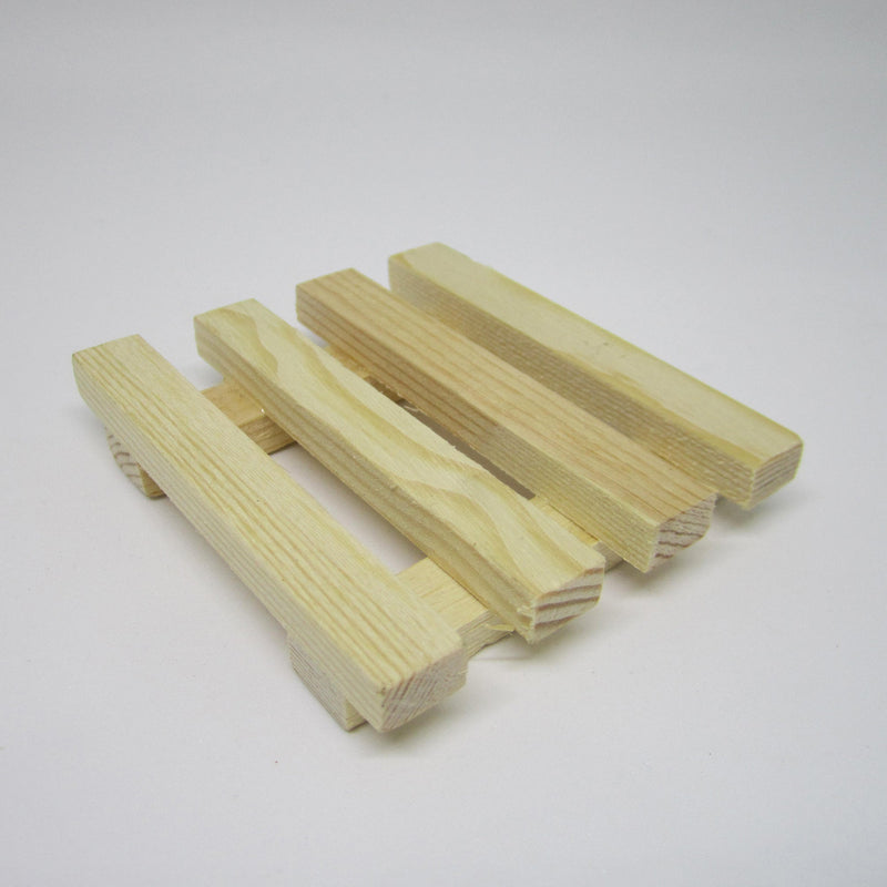 Natural Pine Soap Tray - Rack (Natural)