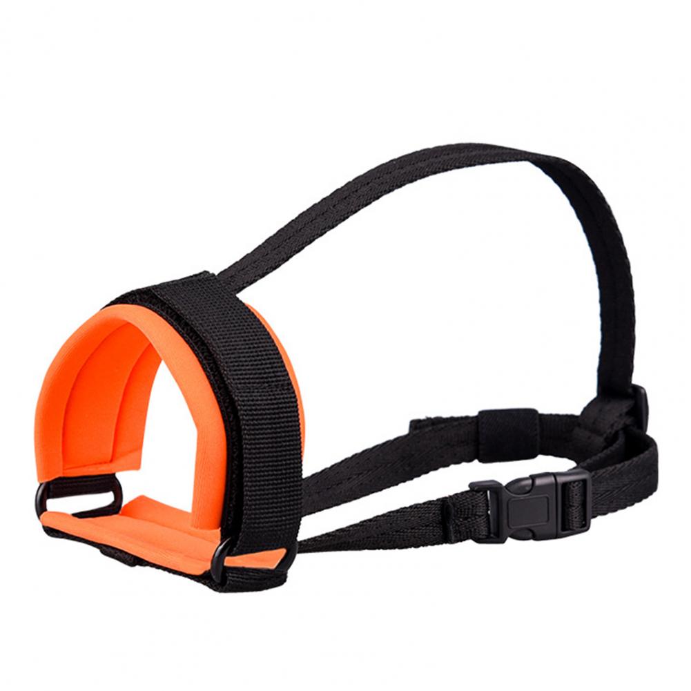 Adjustable Dog Muzzle Buckle Design Breathable Elastic Soft Nylon Puppy Anti-Biting Mouth Cover for Small Medium Large Dogs