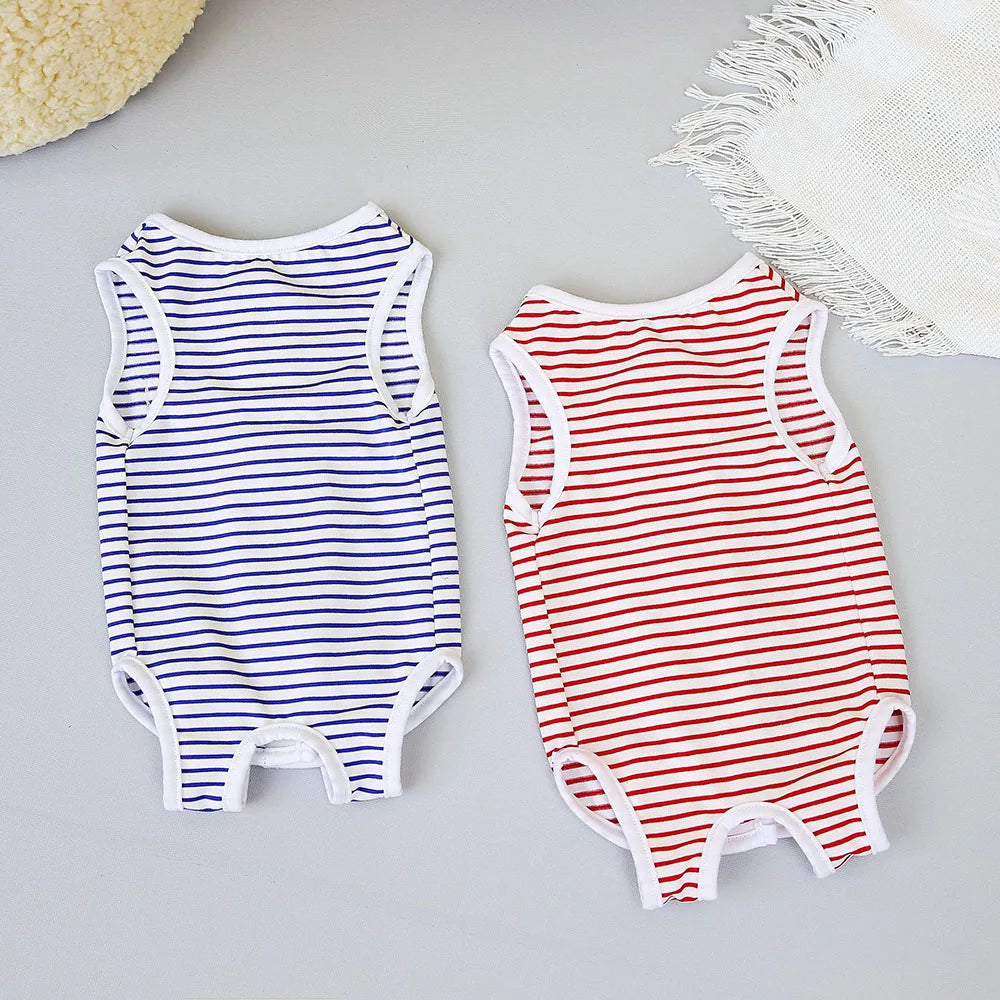 Kitten Onesies Cat Recovery Suit for Abdominal Wounds or Skin Diseases After Surgery Wear E-Collar Alternative for Cats and Dogs