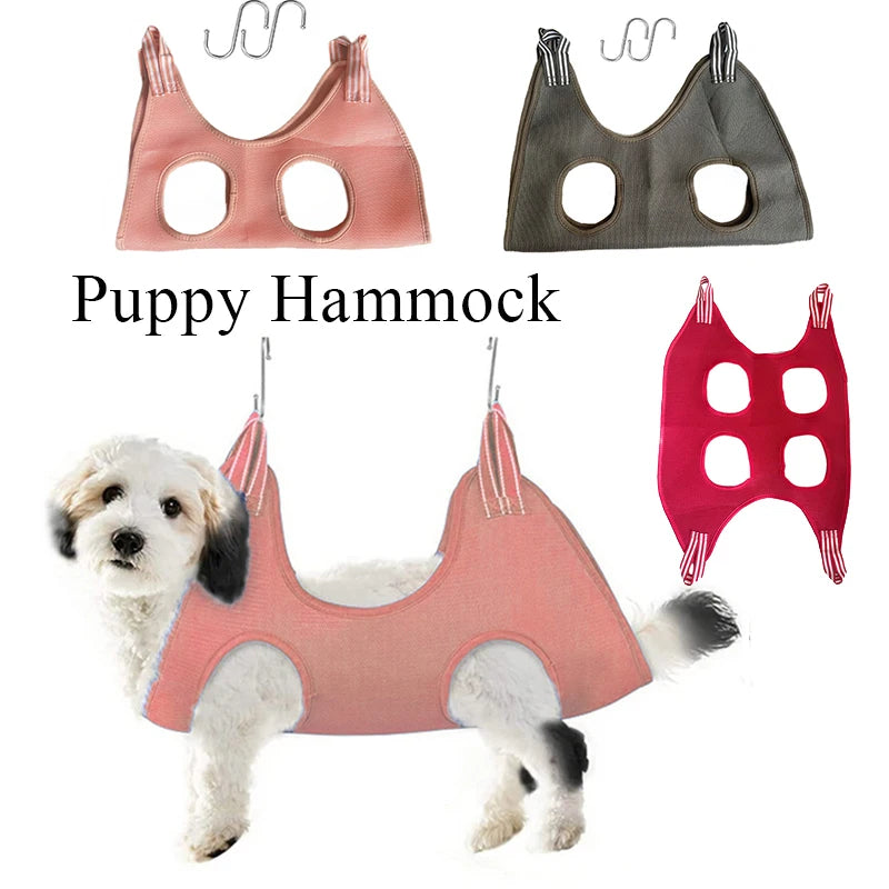 Pet Grooming Hammock Helper XS-L Cat Dog Hammock Dogs Repairing Nails In Beauty Hammock Restraint Bag Pet Accessories