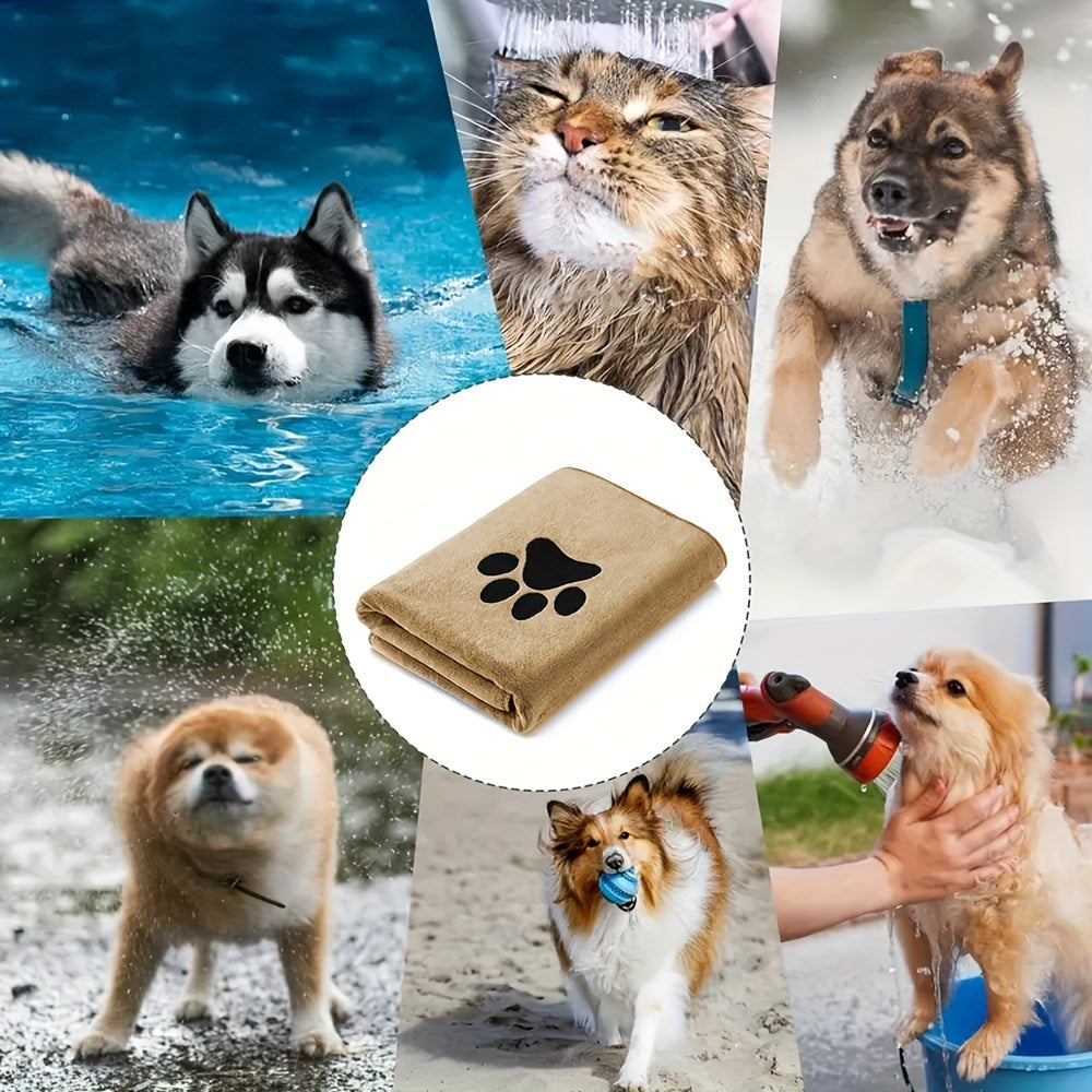 Ultra-Absorbent Microfiber Dog Towel – Quick-Dry Grooming Cloth
