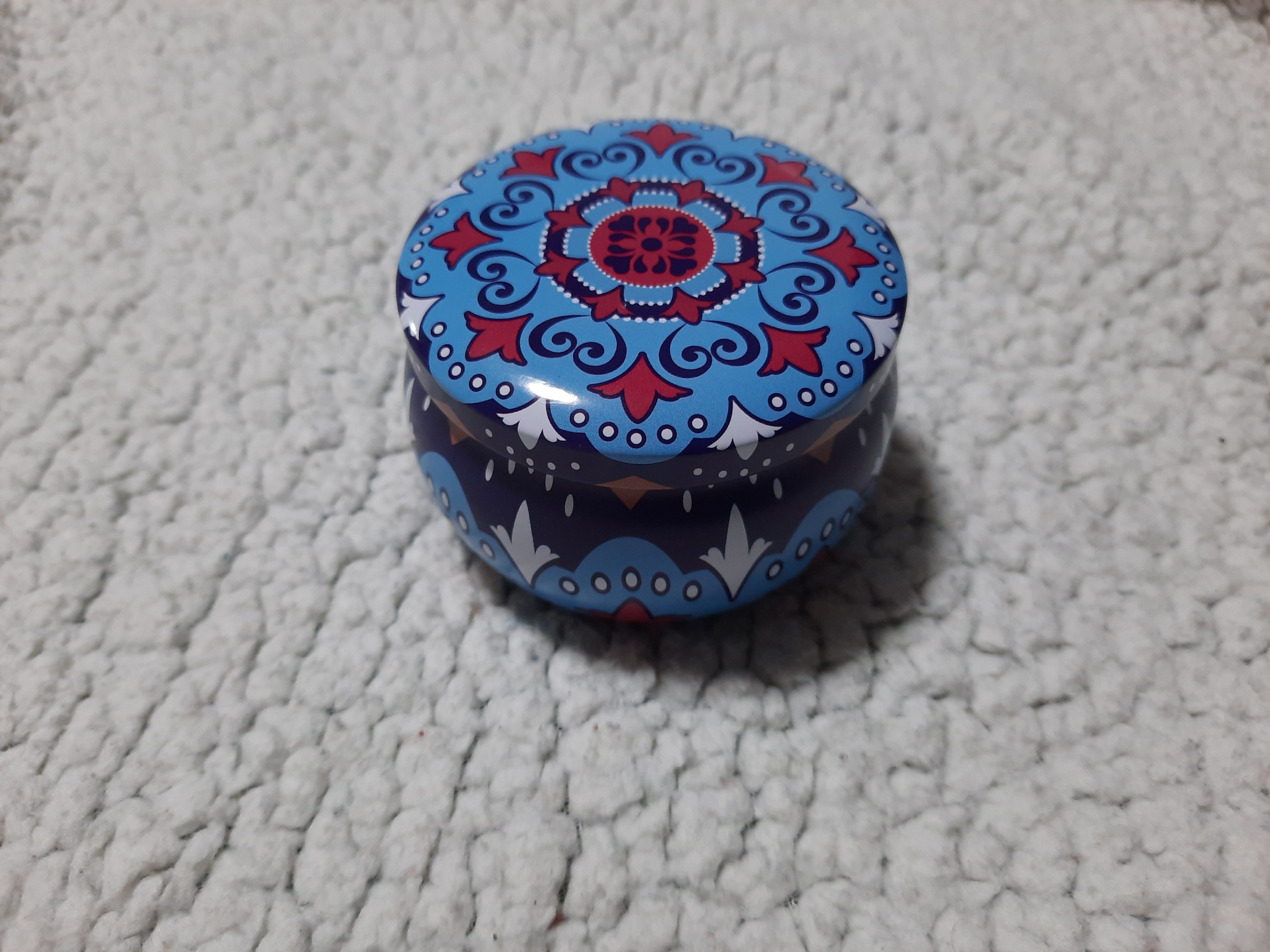 Recyclable Blue & Pink Design Iron Box