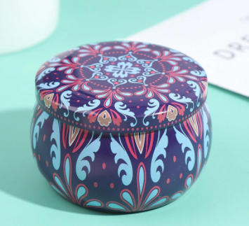 Recyclable Purple Crown Design Iron Box