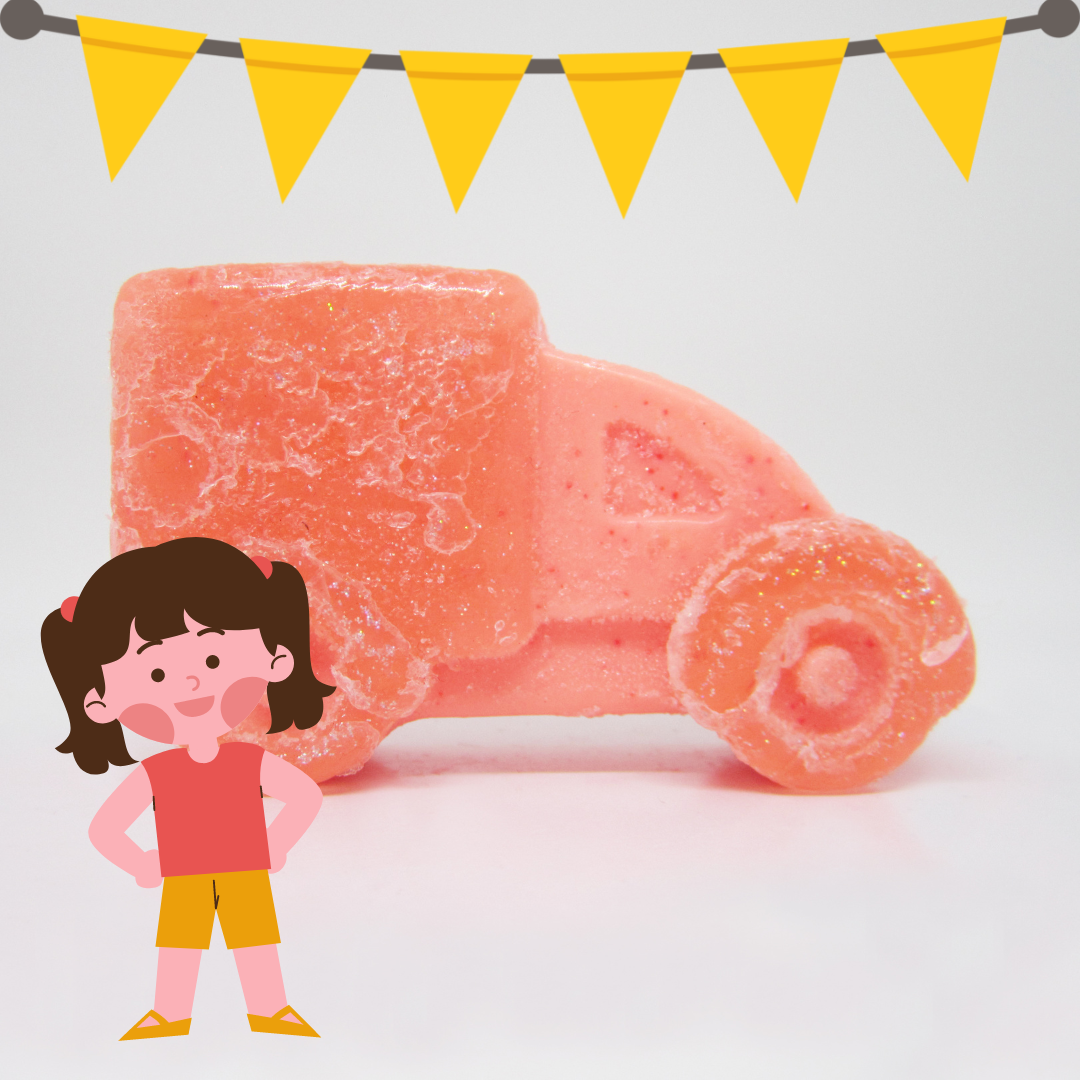 RIMURIMU Handmade Kids Peach Van Natural Soap