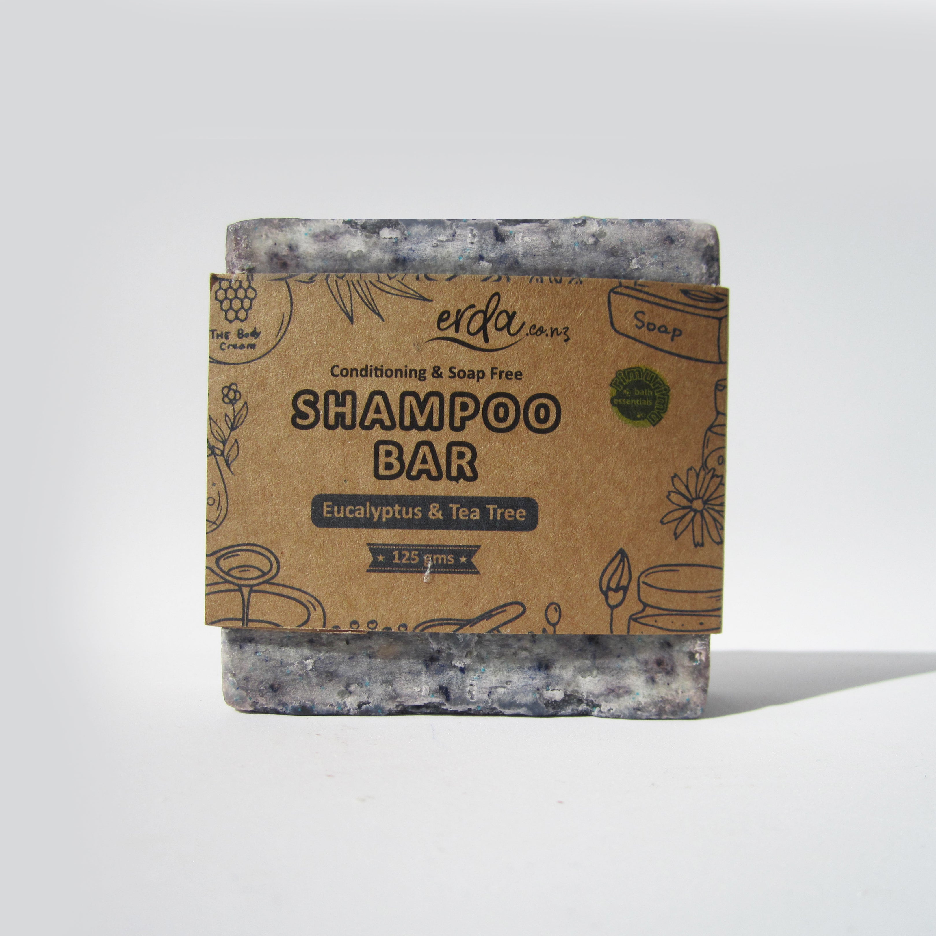 RIMURIMU Natural Eucalyptus & Tea Tree Shampoo Bar