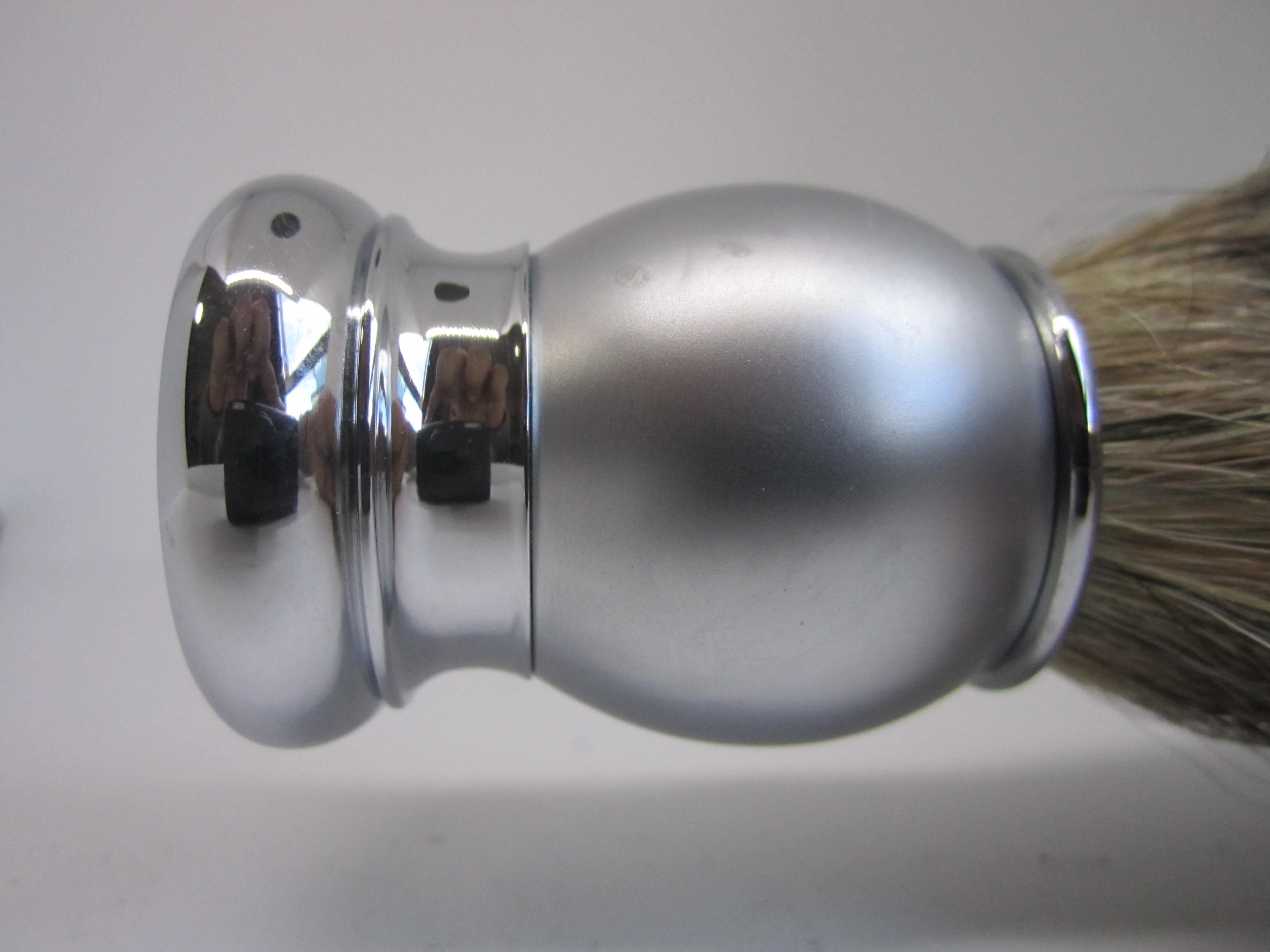 Pearl Pure Badger Hair Shaving Brush (Silver 1)