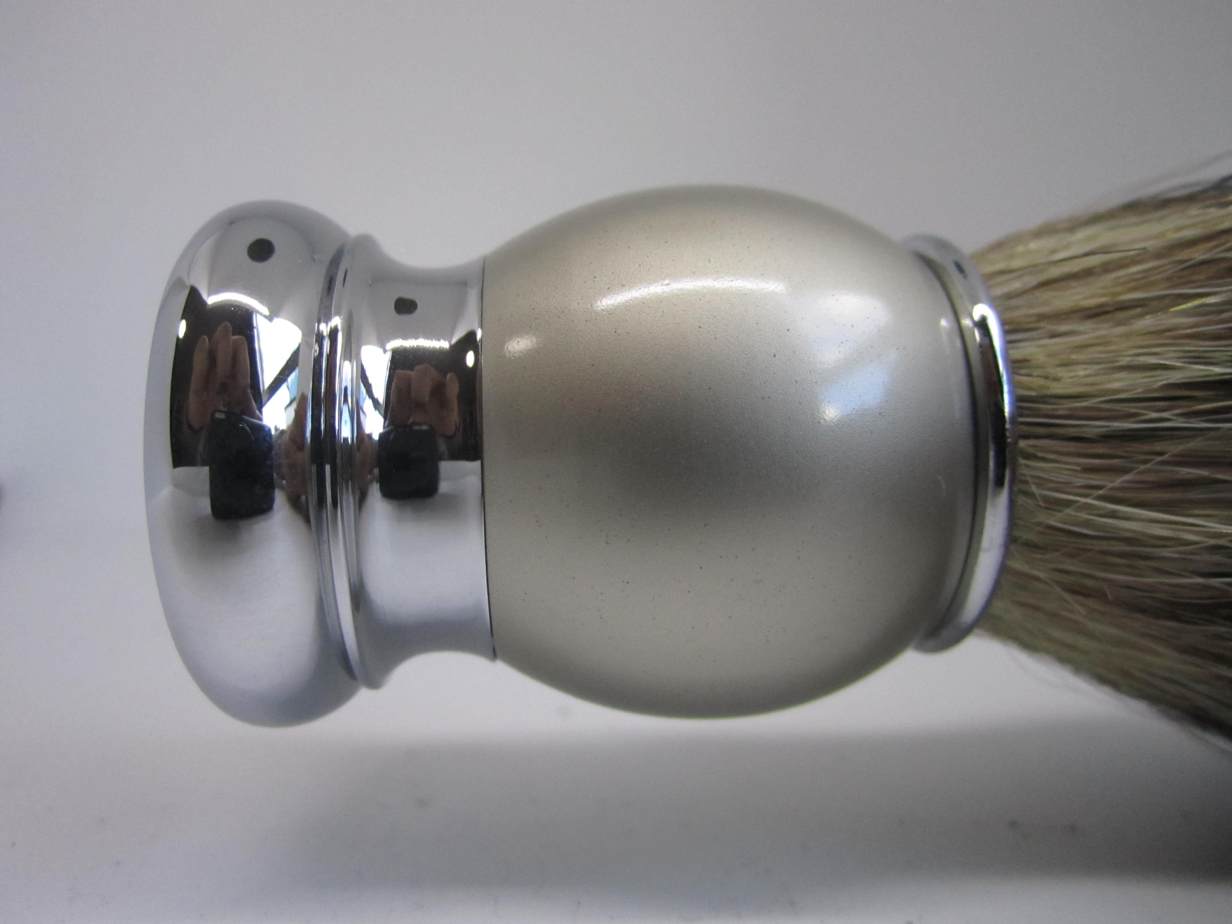 Pearl Pure Badger Hair Shaving Brush (Silver 2)