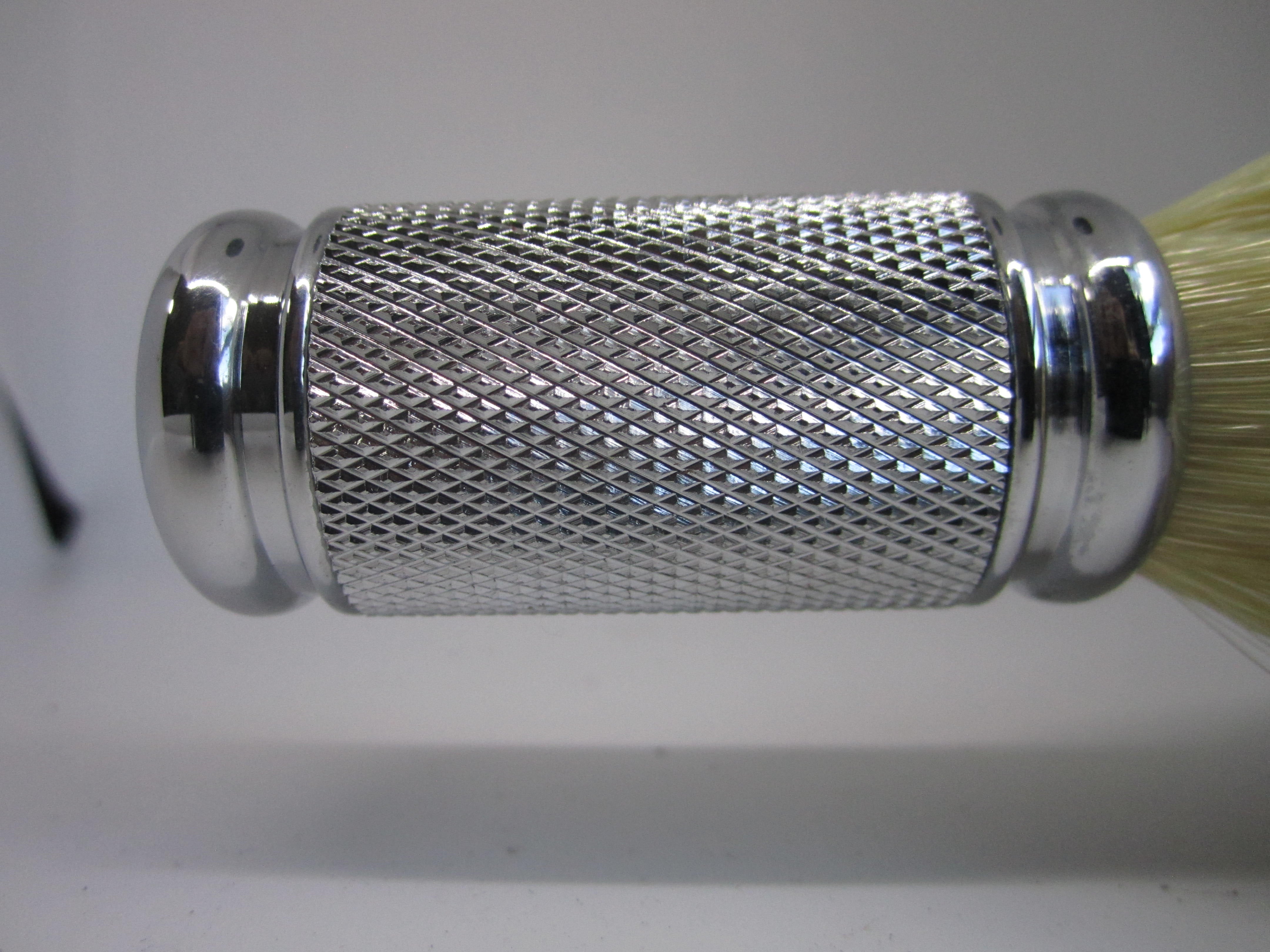 Pearl Pure Boar Hair Shaving Brush (SILVER DOTS)