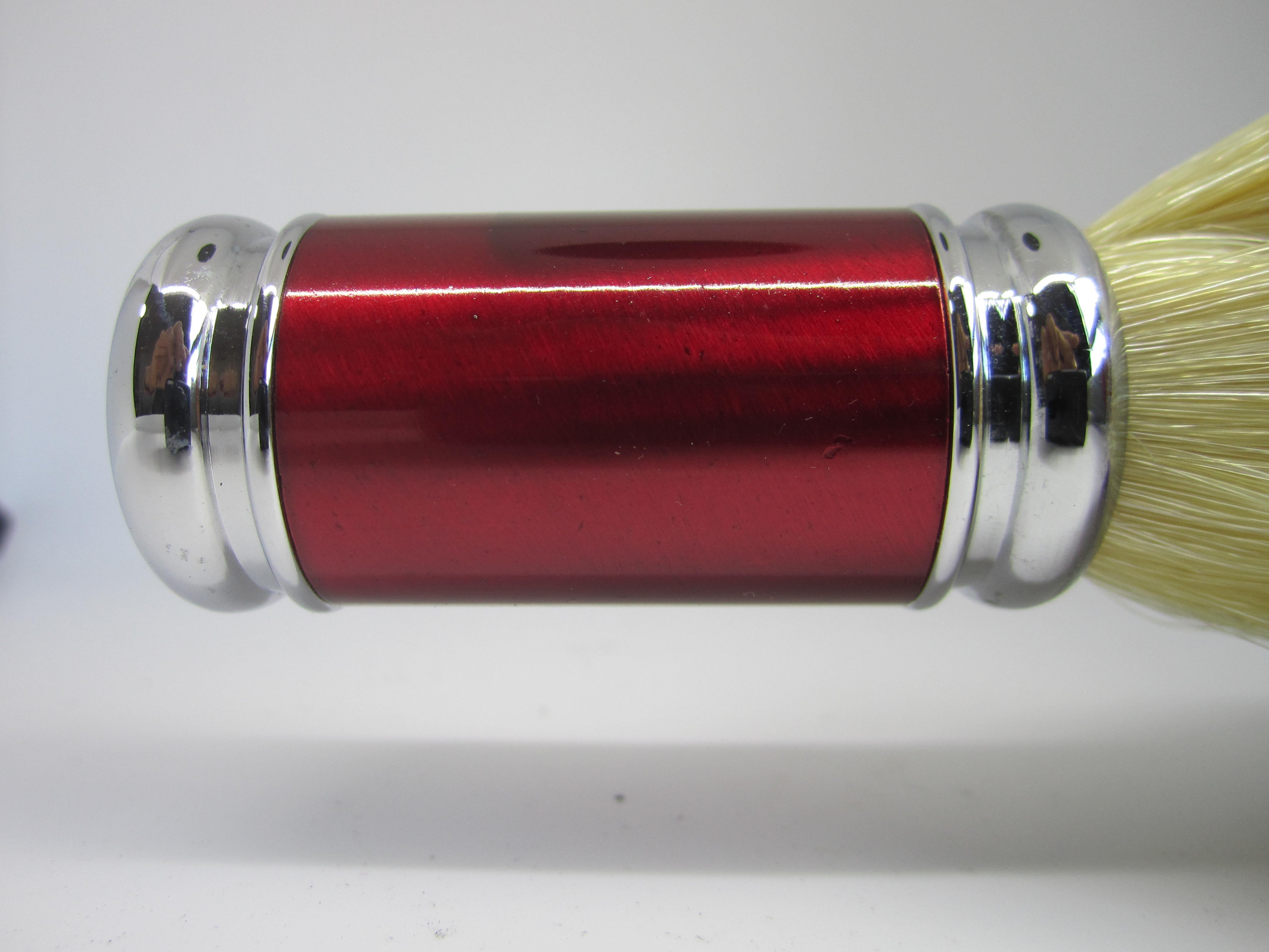 Pearl Pure Boar Hair Shaving Brush (Red)