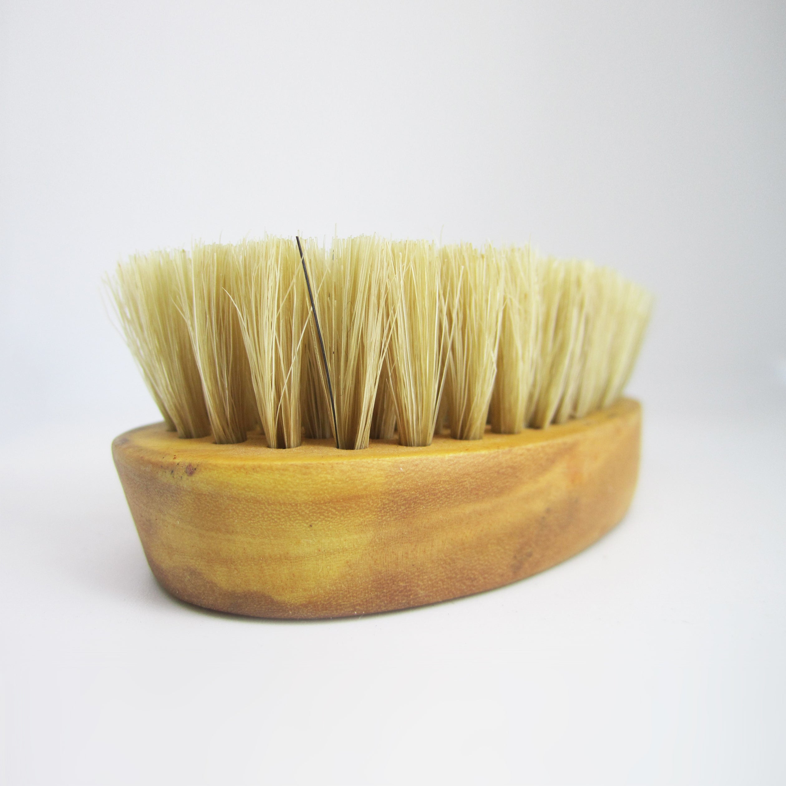 Wooden Oval Men Beard Hair Brush
