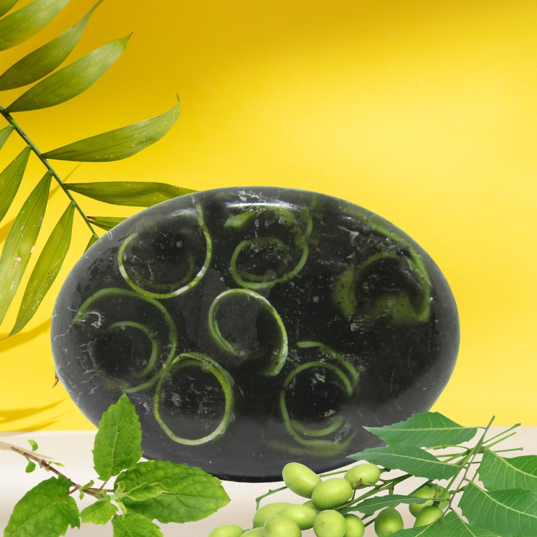 RIMURIMU Handmade Natural Neem & Tulsi Designer Bath Soap