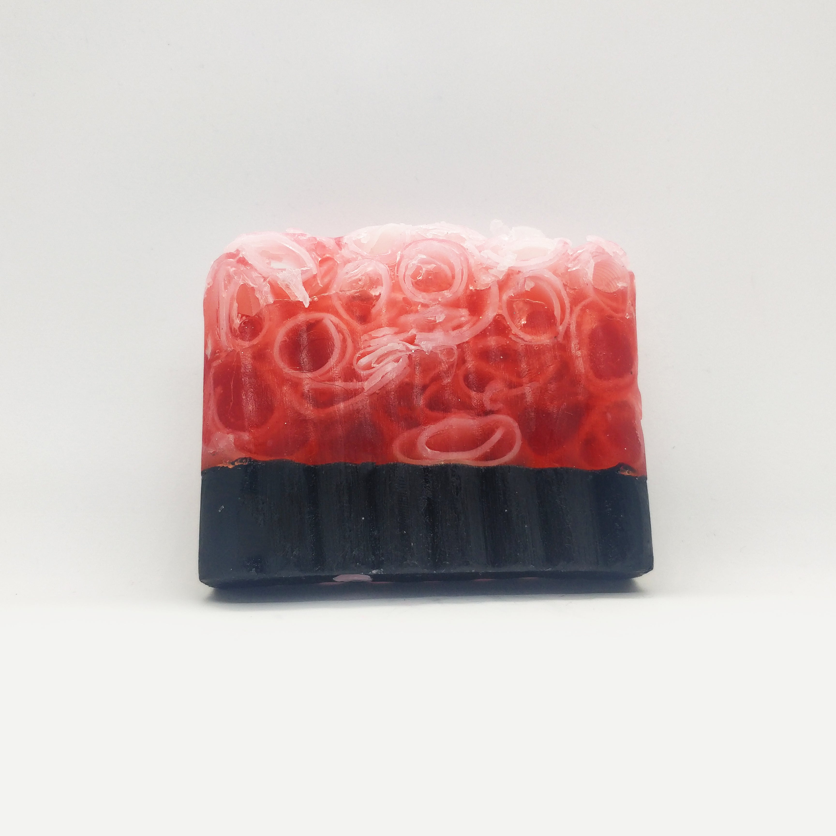 RIMURIMU Handmade Charcoal Activated Shea Butter Designer Bath Soap