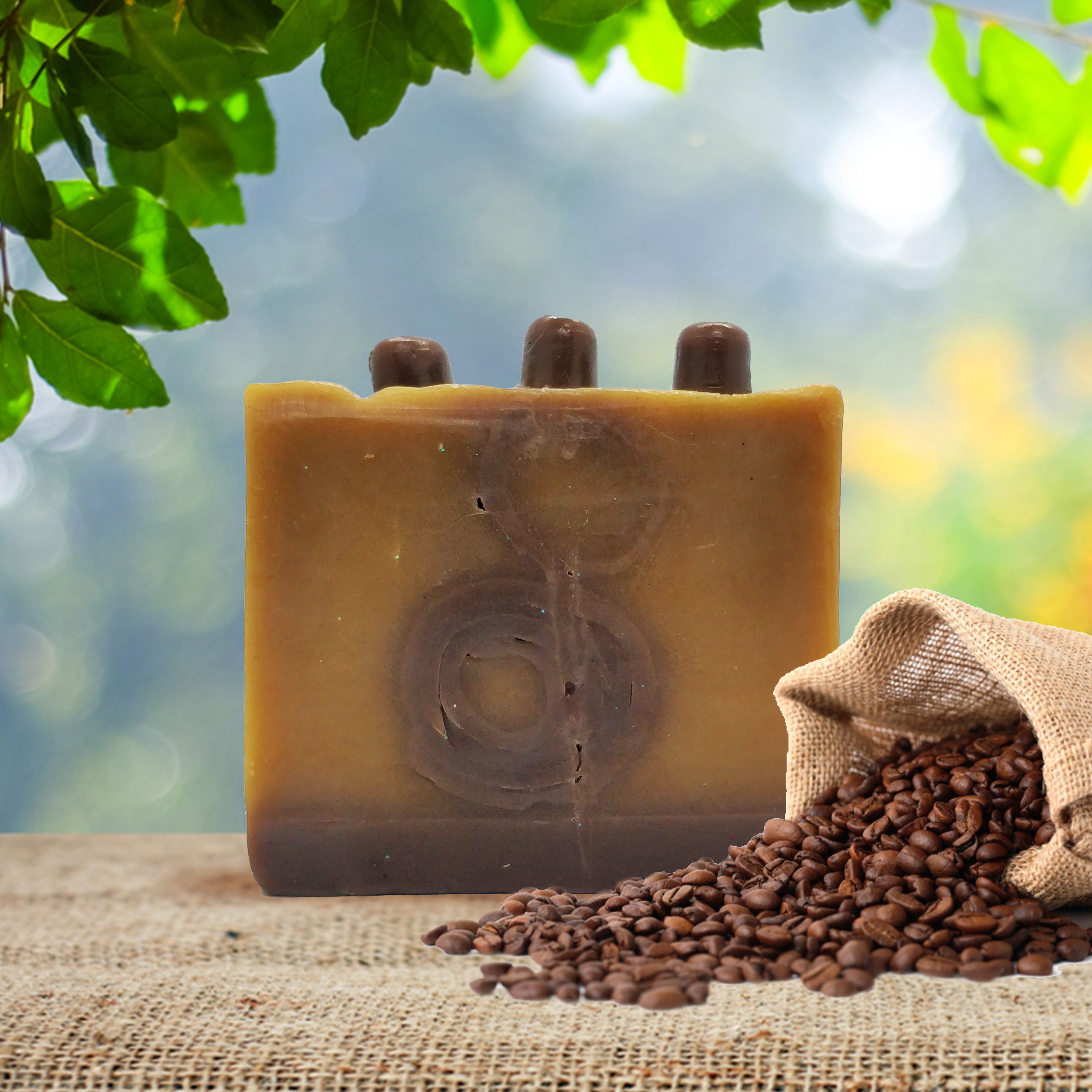 RIMURIMU Handmade Mocha Coffee & Cinnamon Dust Designer Bath Soap