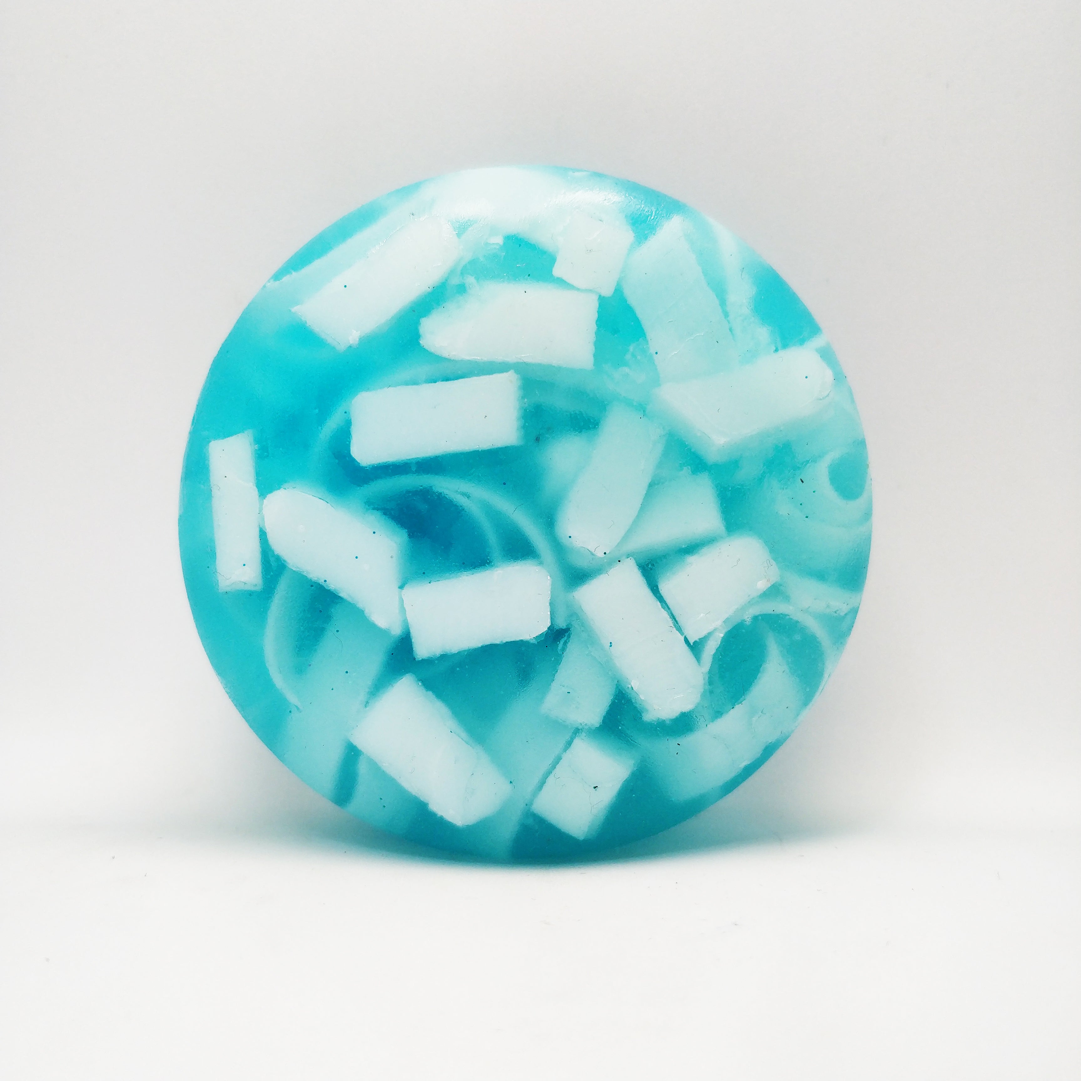 RIMURIMU Handmade Arctic Blue Oyster Peppermint Designer Bath Soap