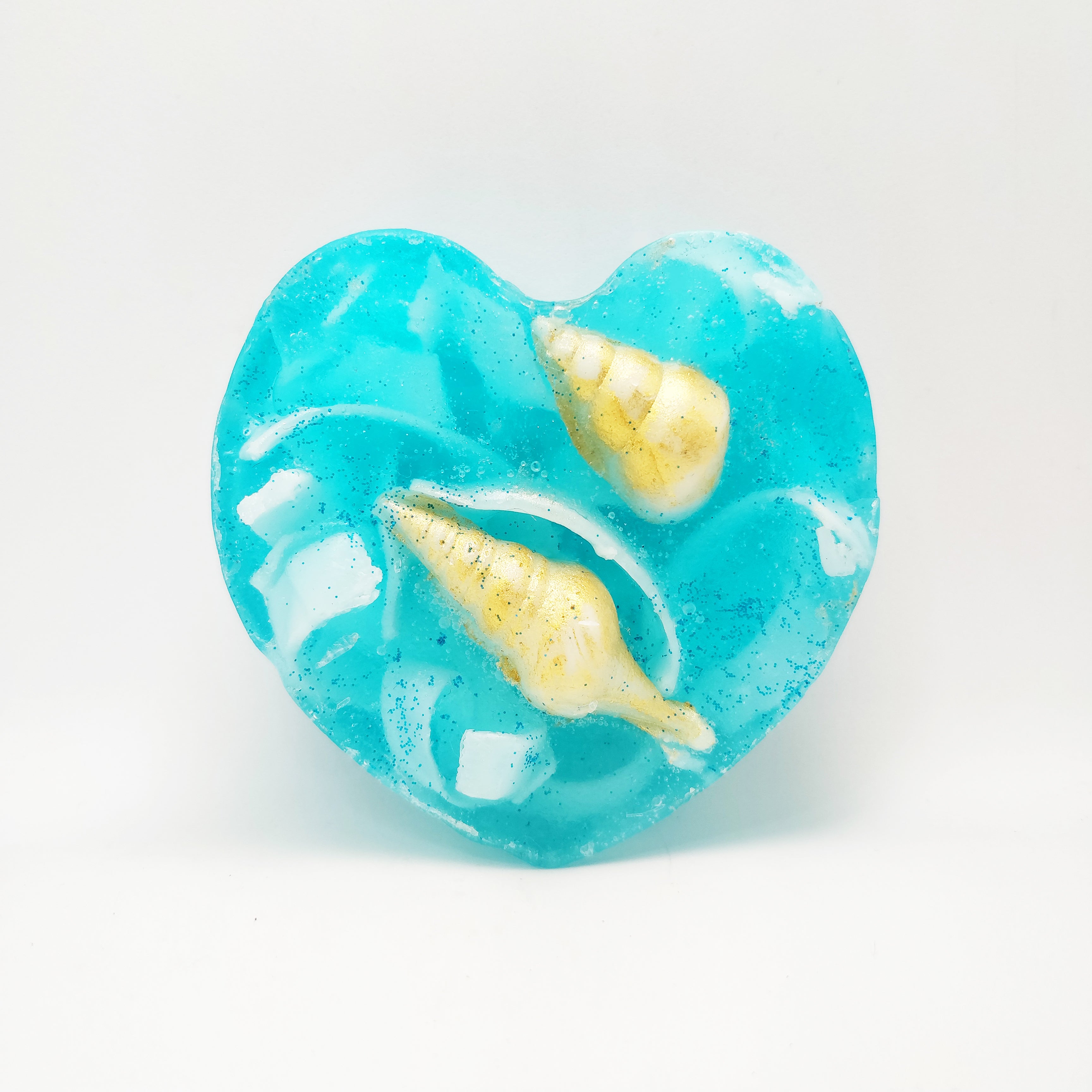 RIMURIMU Handmade Arctic Blue Oyster Peppermint Designer Bath Soap