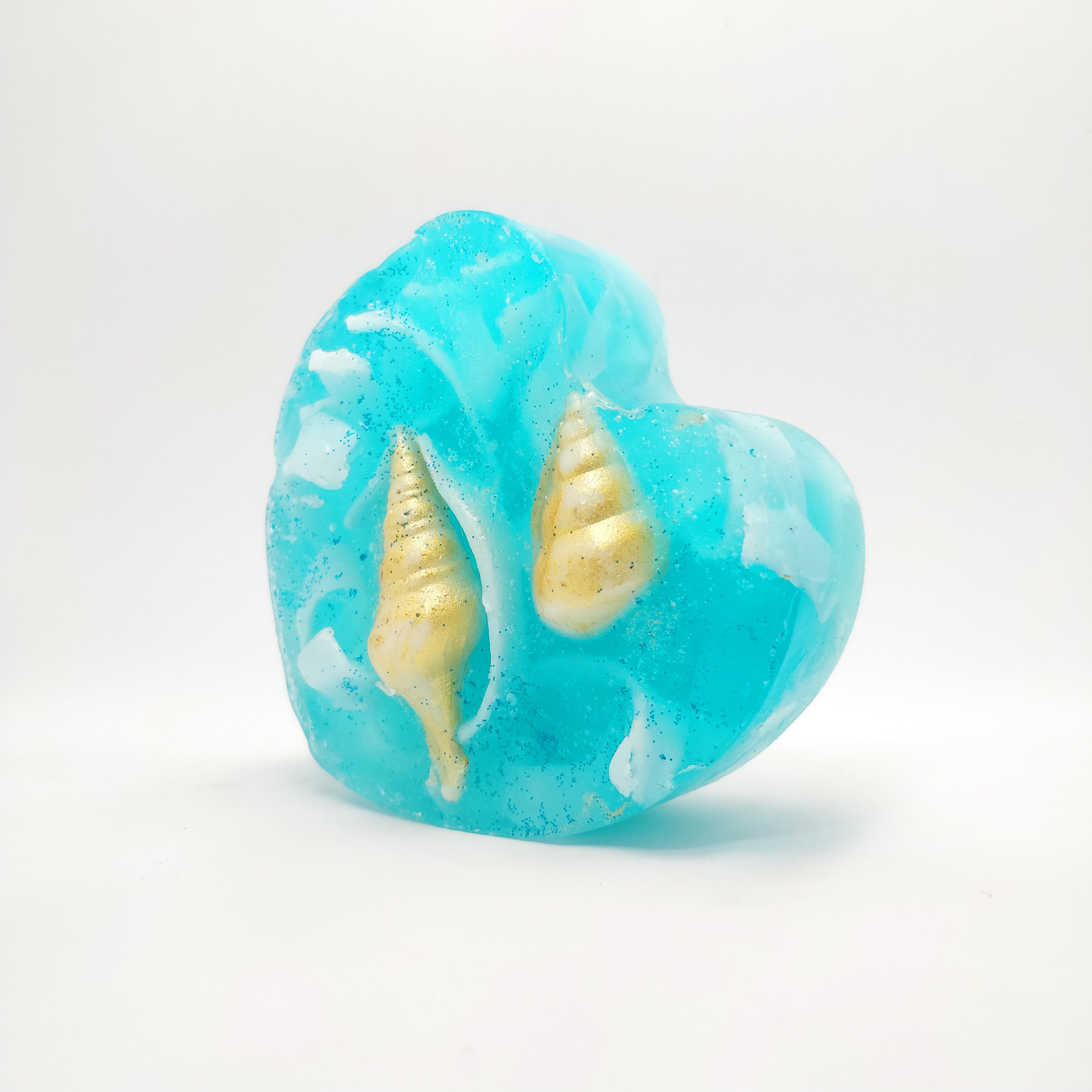 RIMURIMU Handmade Arctic Blue Oyster Peppermint Designer Bath Soap