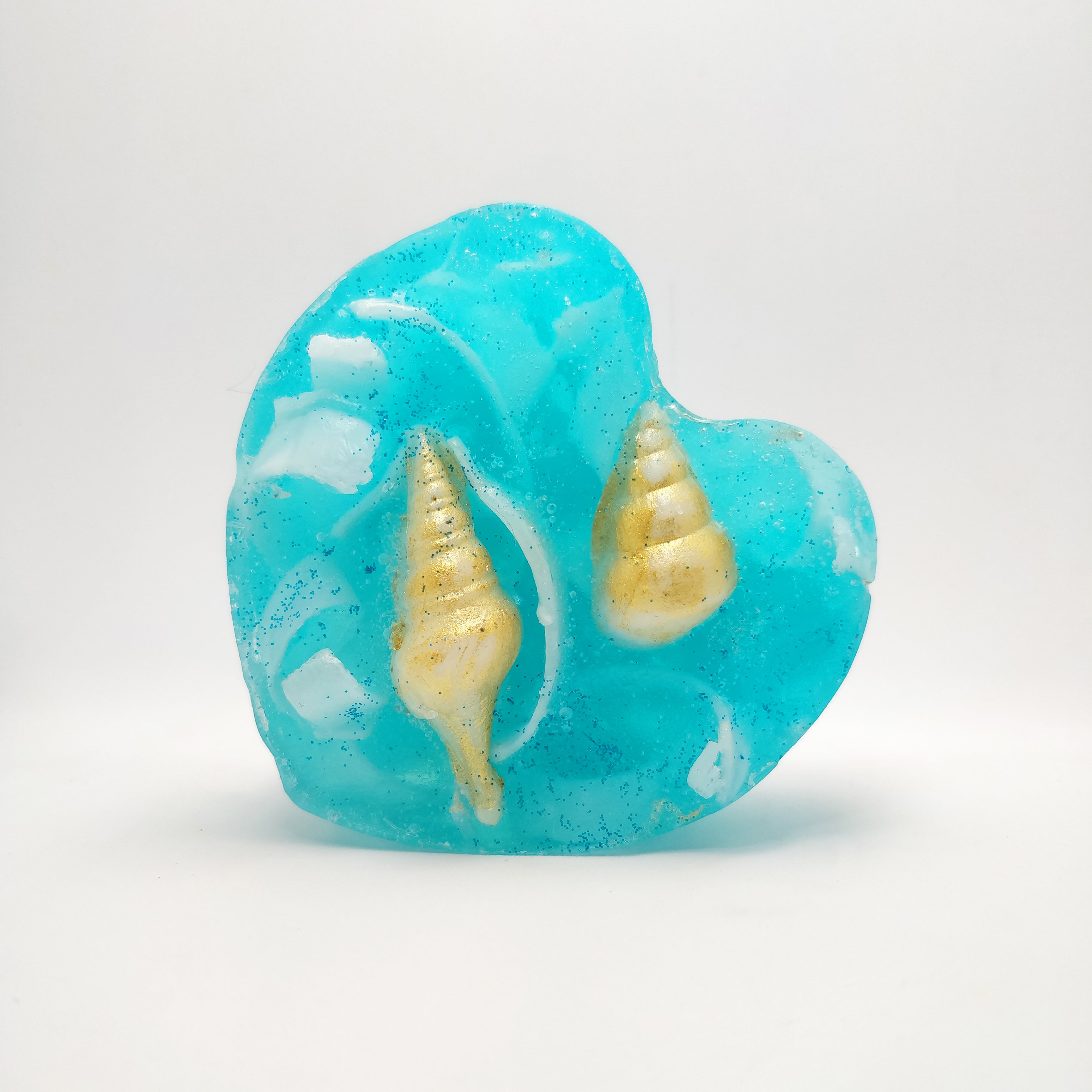 RIMURIMU Handmade Arctic Blue Oyster Peppermint Designer Bath Soap