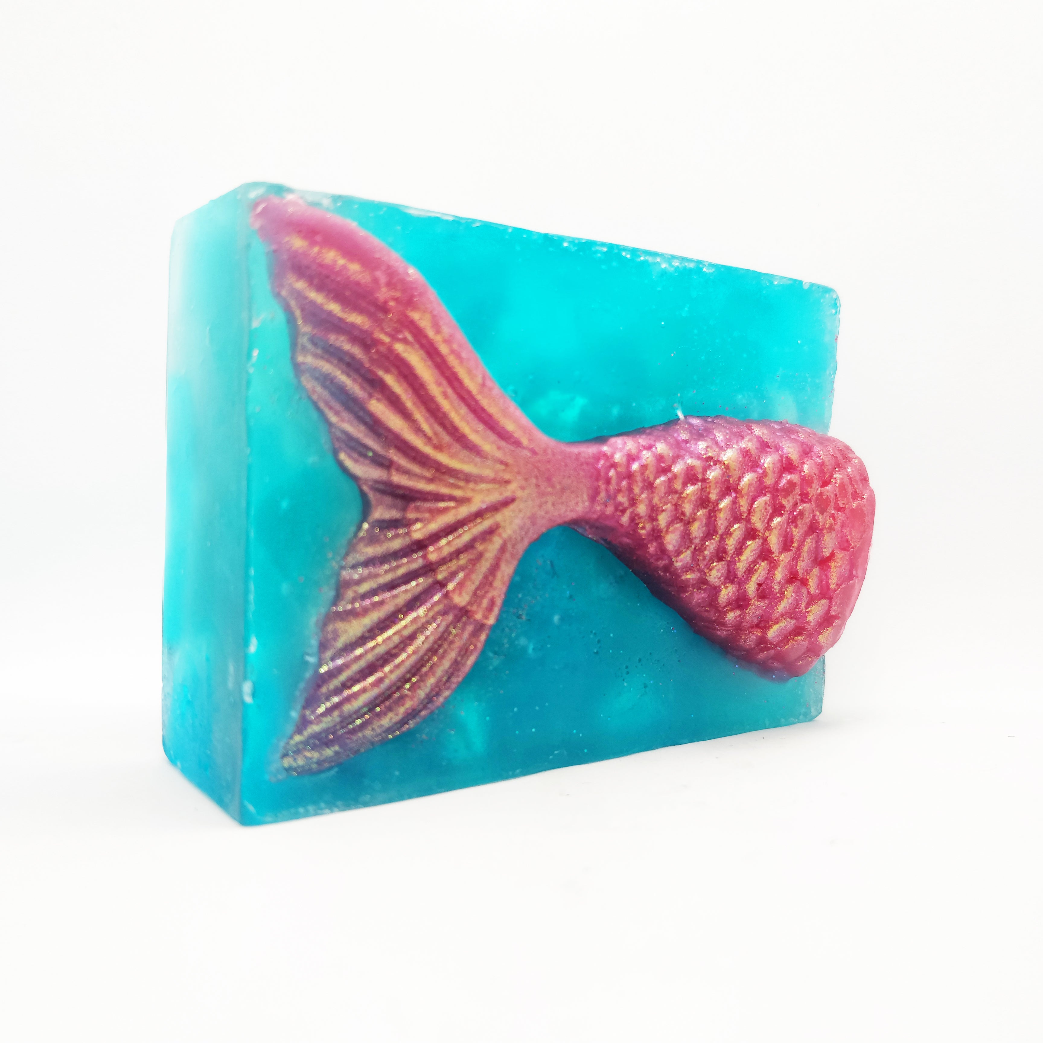 RIMURIMU Handmade Natural Peppermint Eucalyptus & Glycerine - Mermaid Treasure Designer Bath Soap