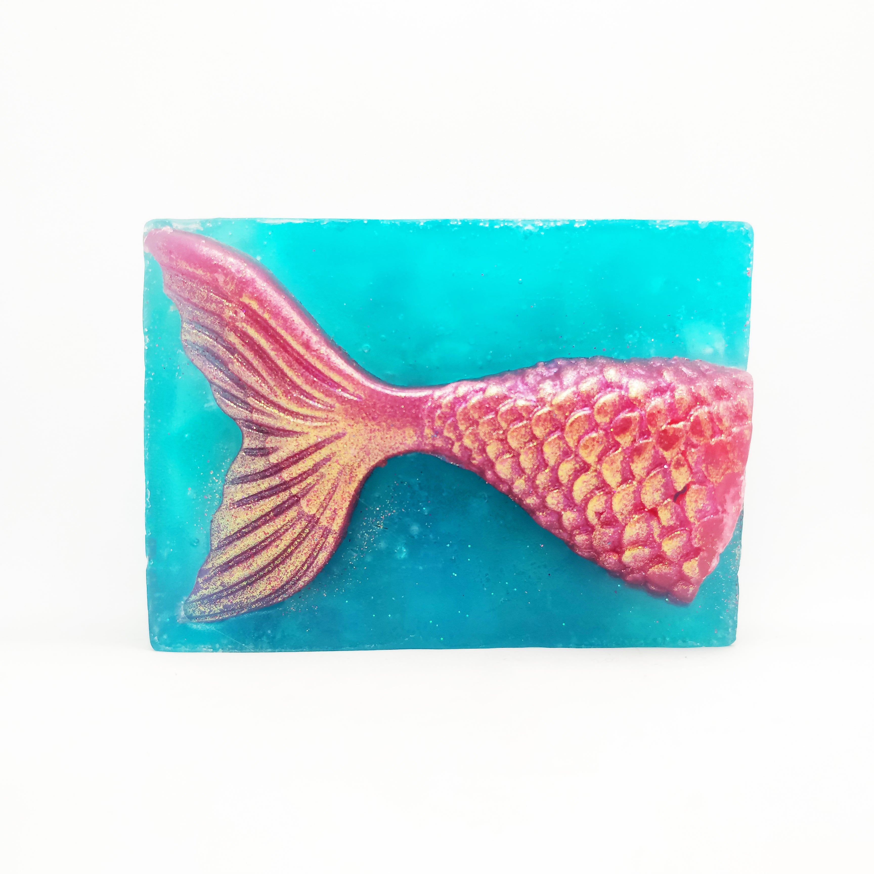 RIMURIMU Handmade Natural Peppermint Eucalyptus & Glycerine - Mermaid Treasure Designer Bath Soap