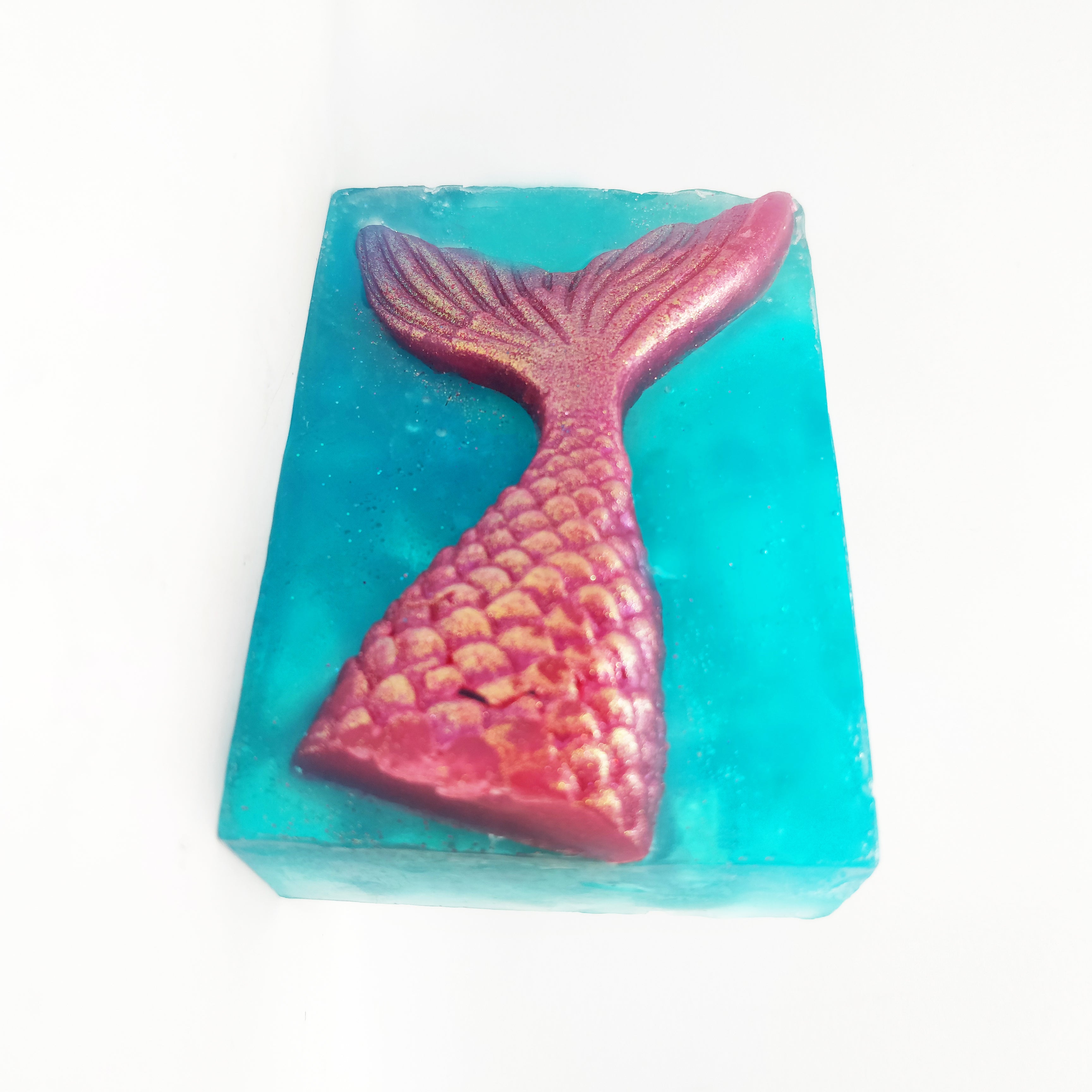 RIMURIMU Handmade Natural Peppermint Eucalyptus & Glycerine - Mermaid Treasure Designer Bath Soap