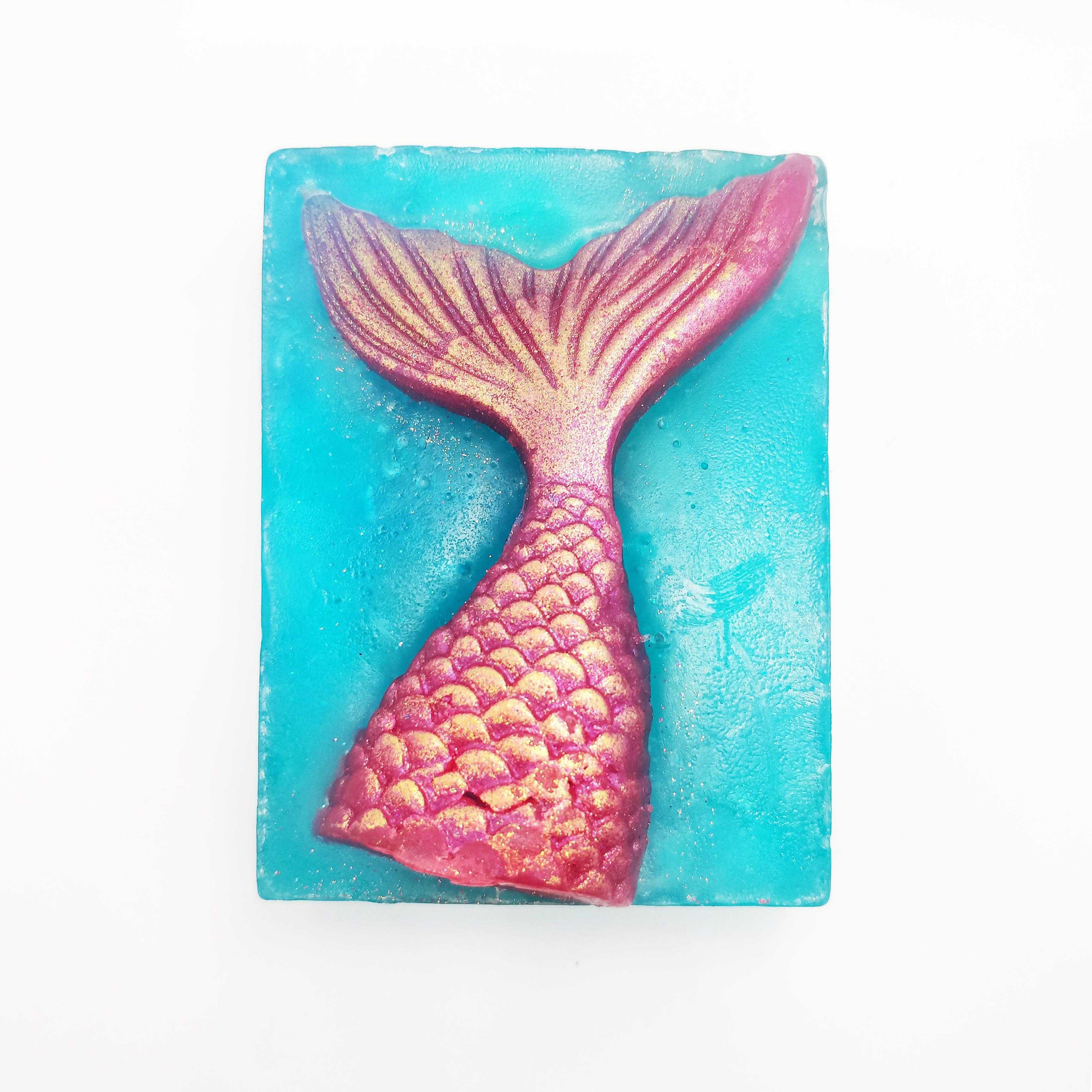 RIMURIMU Handmade Natural Peppermint Eucalyptus & Glycerine - Mermaid Treasure Designer Bath Soap